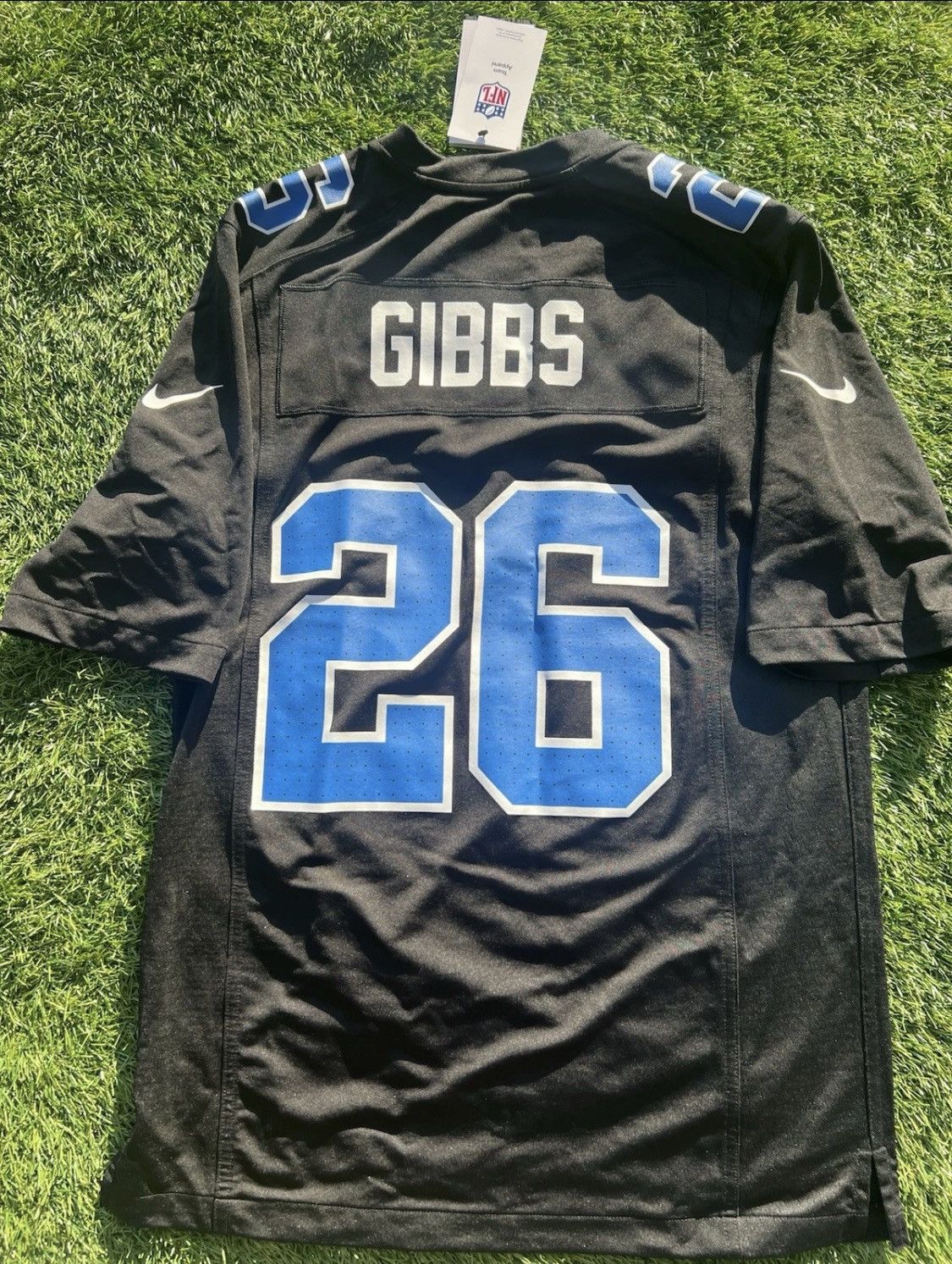 Nike Jahmyr Gibbs Detroit Lions Nike NFL Game Jersey #26 Size US XXL / EU 58 / 5 - 4 Thumbnail