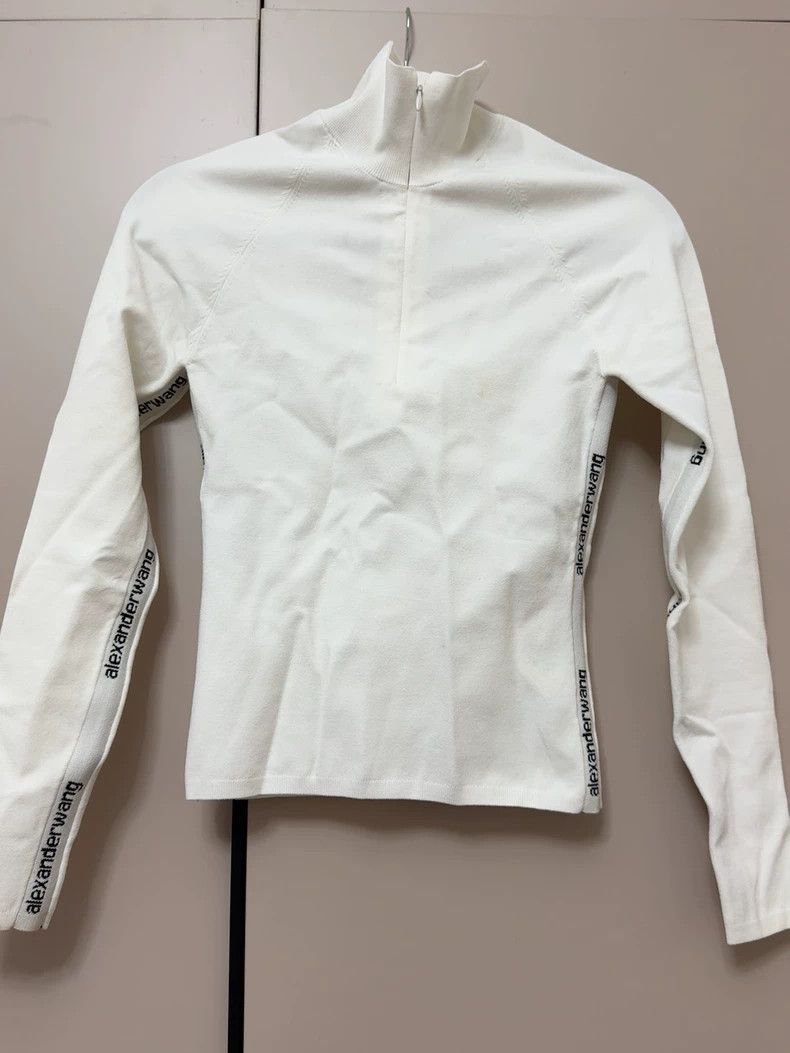 Alexander Wang Alexander Wang White Long Sleeve Top Size XS / US 0-2 / IT 36-38 - 1 Thumbnail