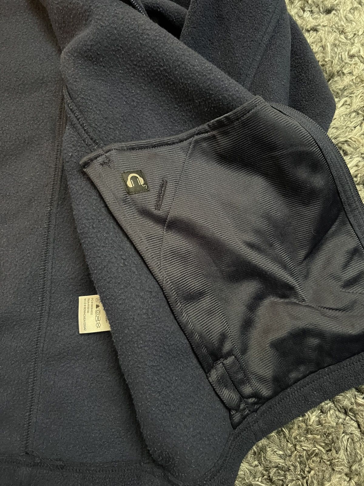 Sinclair Global Sinclair Navy Blue Fleece Zip Up Size L Size US L / EU 52-54 / 3 - 5 Thumbnail