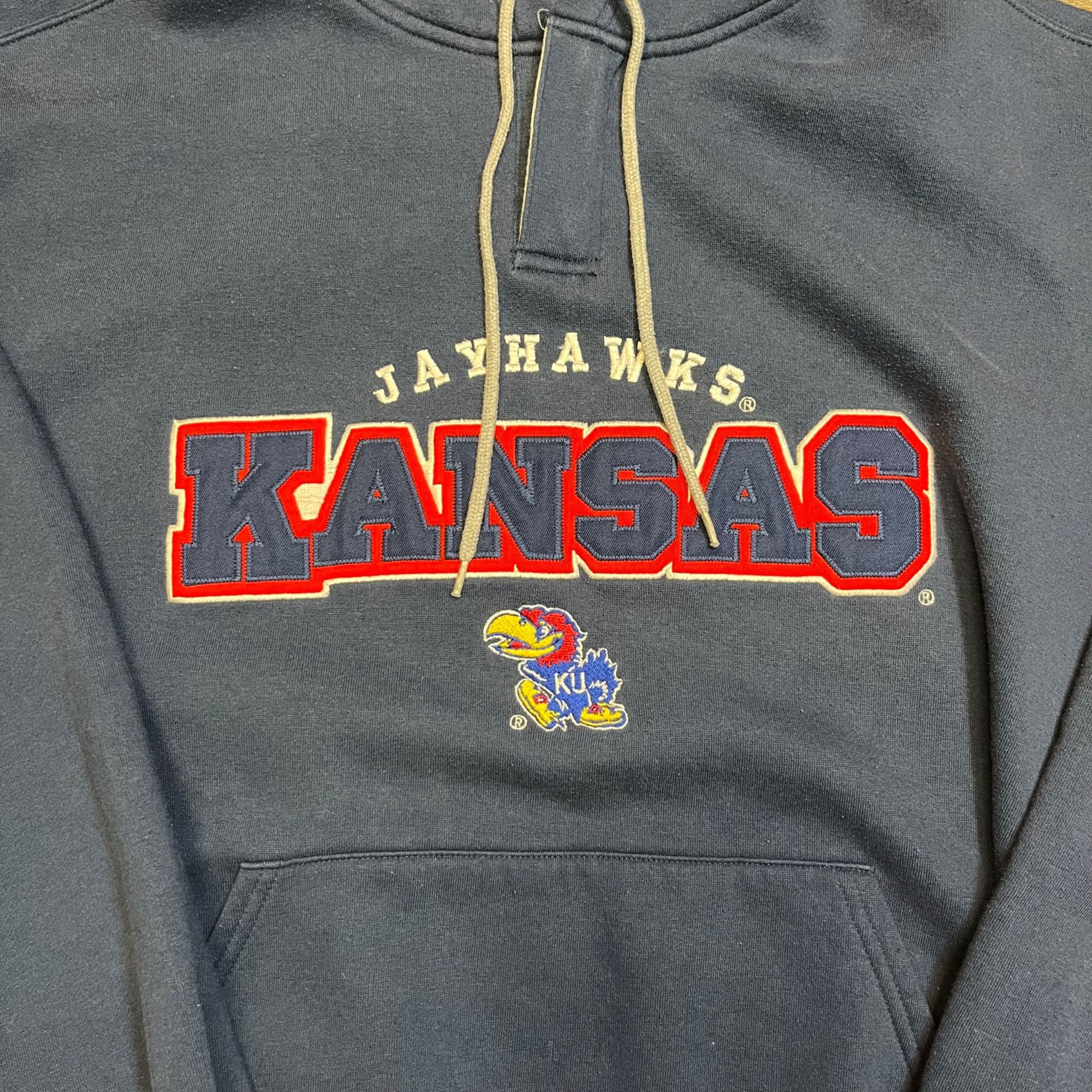 Other XL | Vintage Lee Sport x Kansas Jayhawk Navy Blue Hoodie Size US XL / EU 56 / 4 - 4 Thumbnail