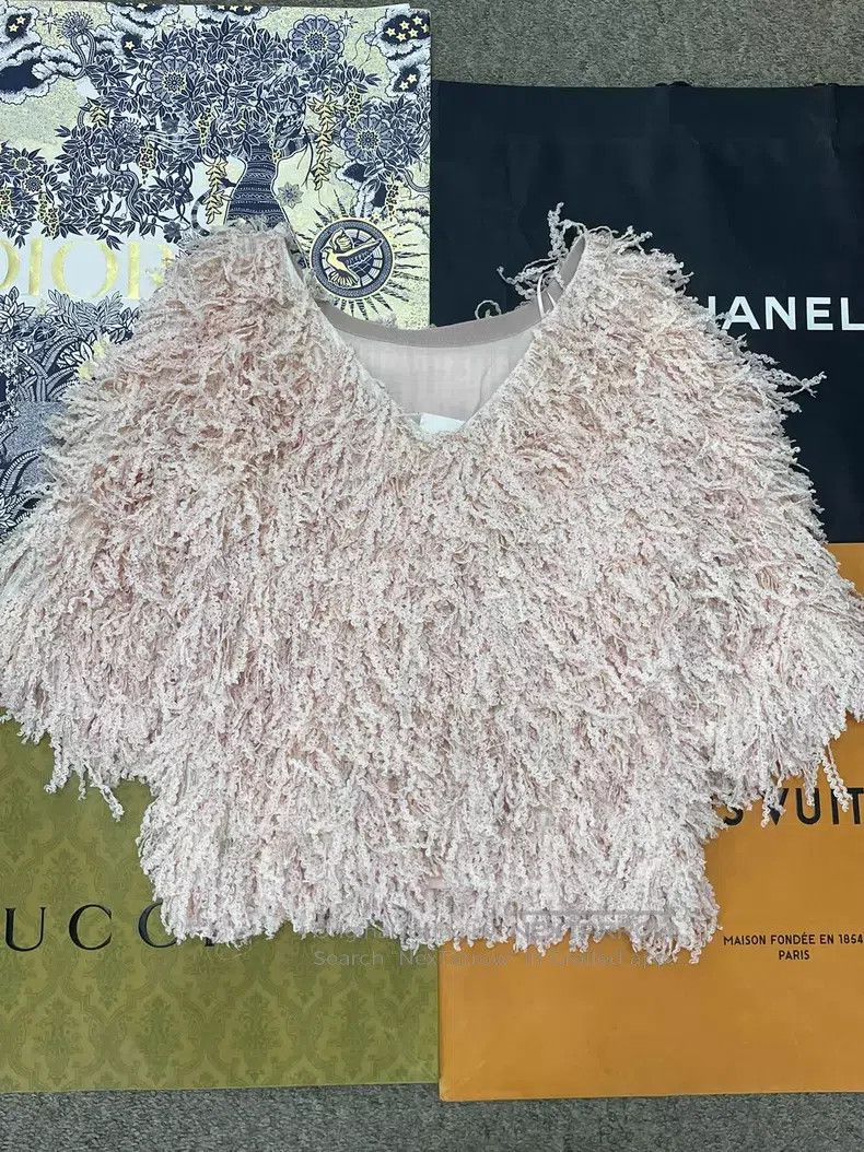 Chanel Chanel Waterfall series pink tassel short sleeves Size XS / US 0-2 / IT 36-38 - 3 Thumbnail