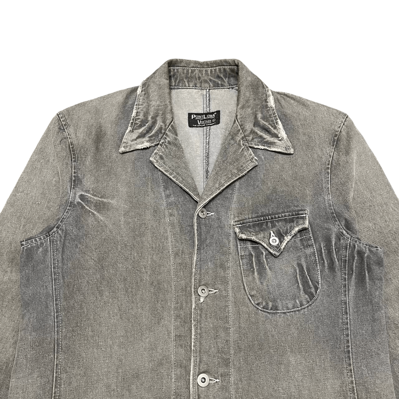 Japanese Brand Vintage Point Loma Distressed Style Jacket Issey Miyake Size US L / EU 52-54 / 3 - 2 Thumbnail