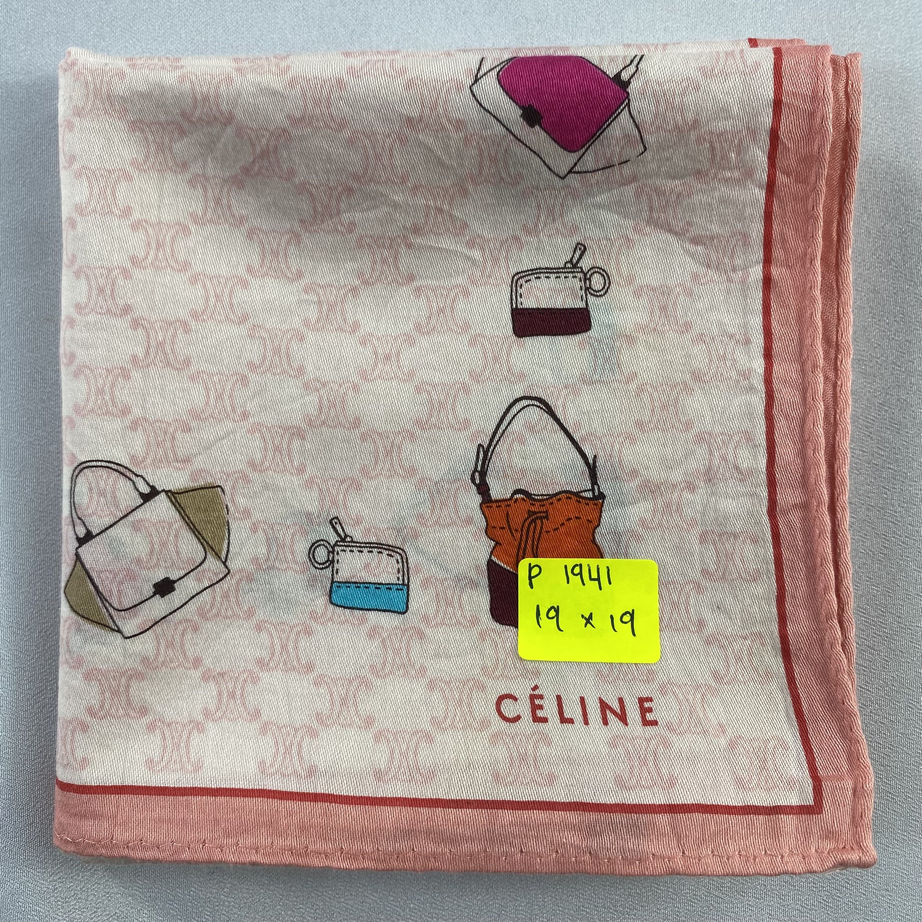 Celine × Vintage Celine Neckerchief / Bandana / Handkerchief-P1941 Size ONE SIZE - 5 Thumbnail