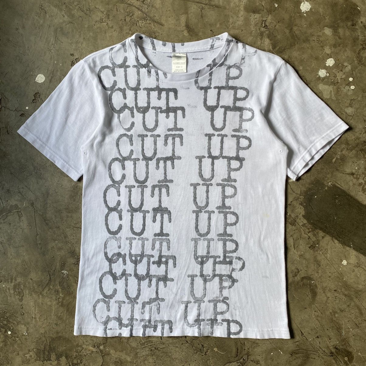 Number (N)ine Number Nine Shut The Fuck Up tee | Grailed