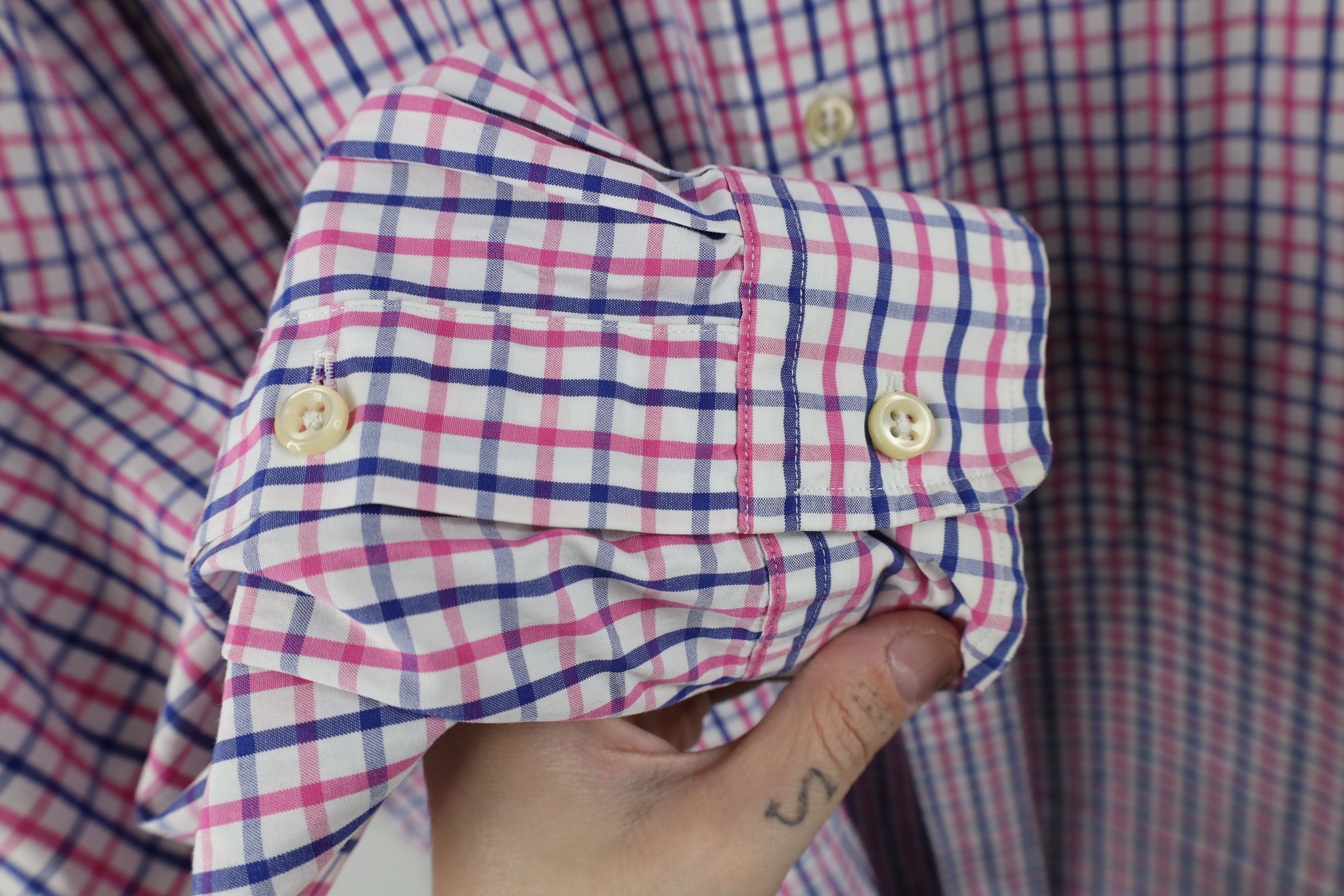 Polo Ralph Lauren Vintage 90s Ralph Lauren Collared Button Down Shirt Plaid Size US L / EU 52-54 / 3 - 6 Thumbnail
