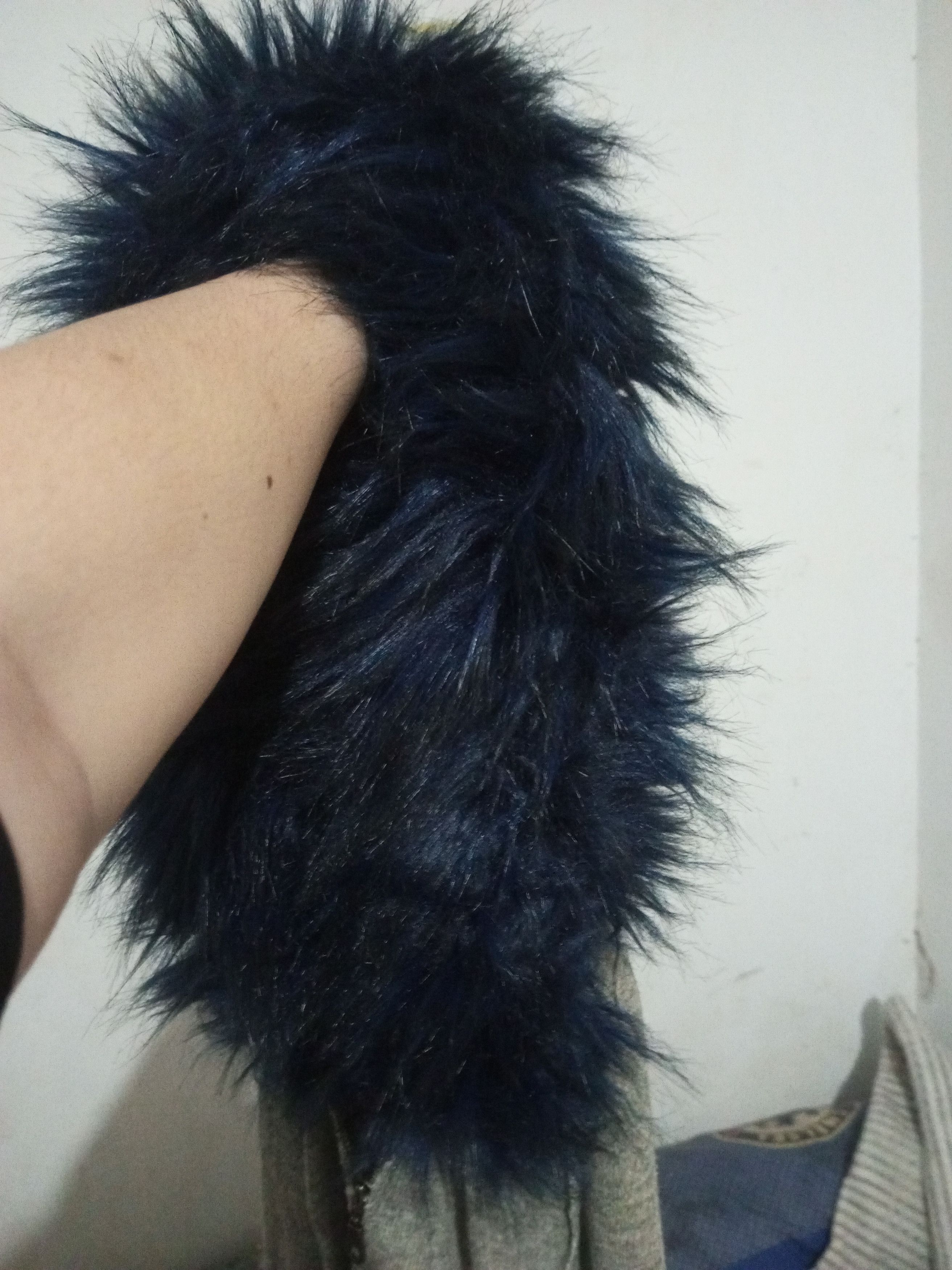 Mari's Rock V::Room - Fur Blue Hoodie ifsixwasnine & LGB Style Size US S / EU 44-46 / 1 - 7 Thumbnail