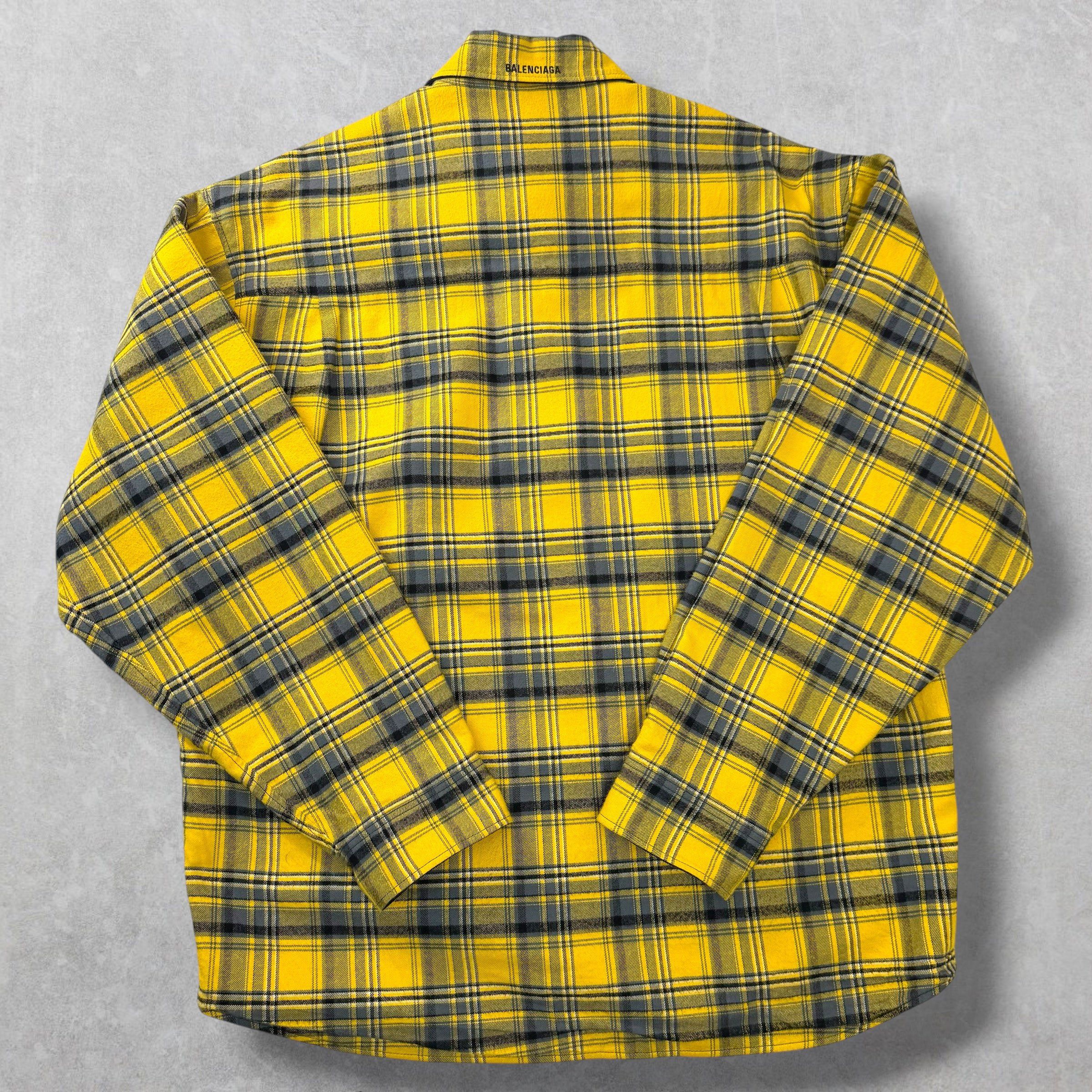 Balenciaga Balenciaga Reversible Checked Cotton-Flannel S (XXL) Size US XXL / EU 58 / 5 - 2 Thumbnail