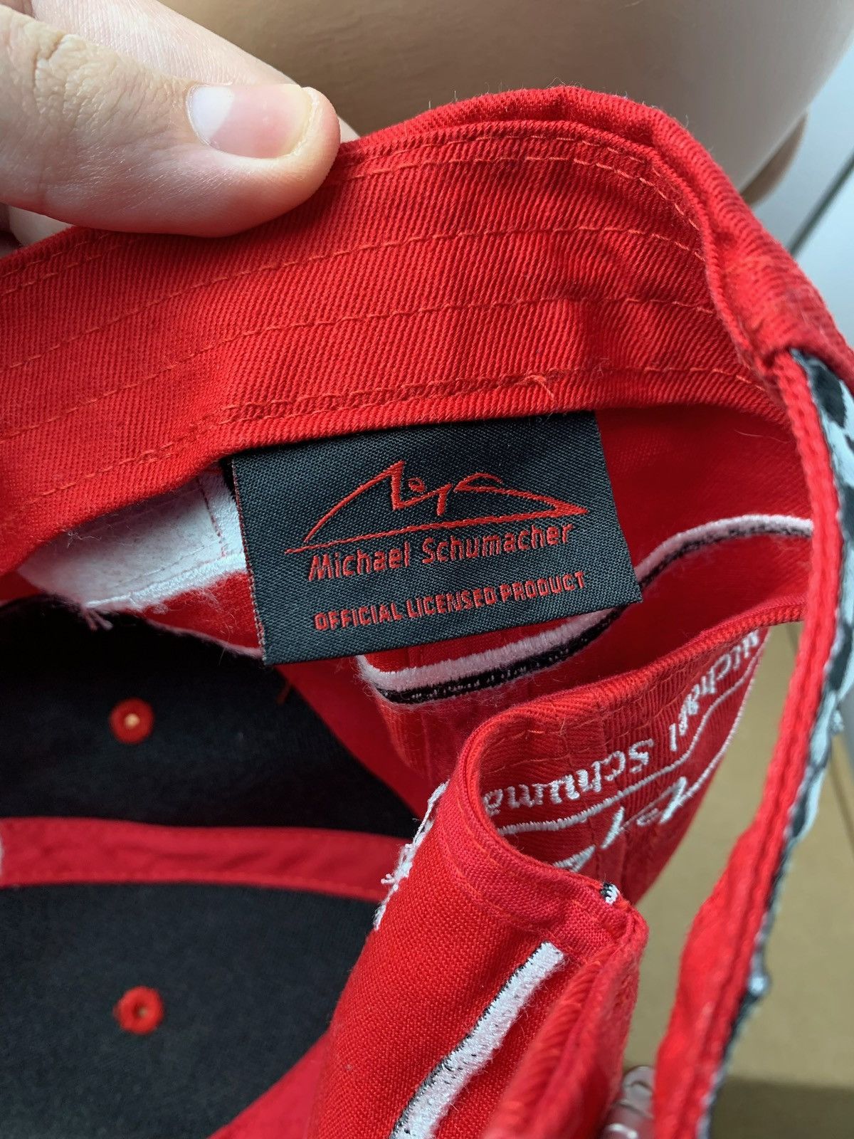 Ferrari × Vintage Vintage Ferrari racing cap logo red Michael Schumacher Size ONE SIZE - 5 Thumbnail
