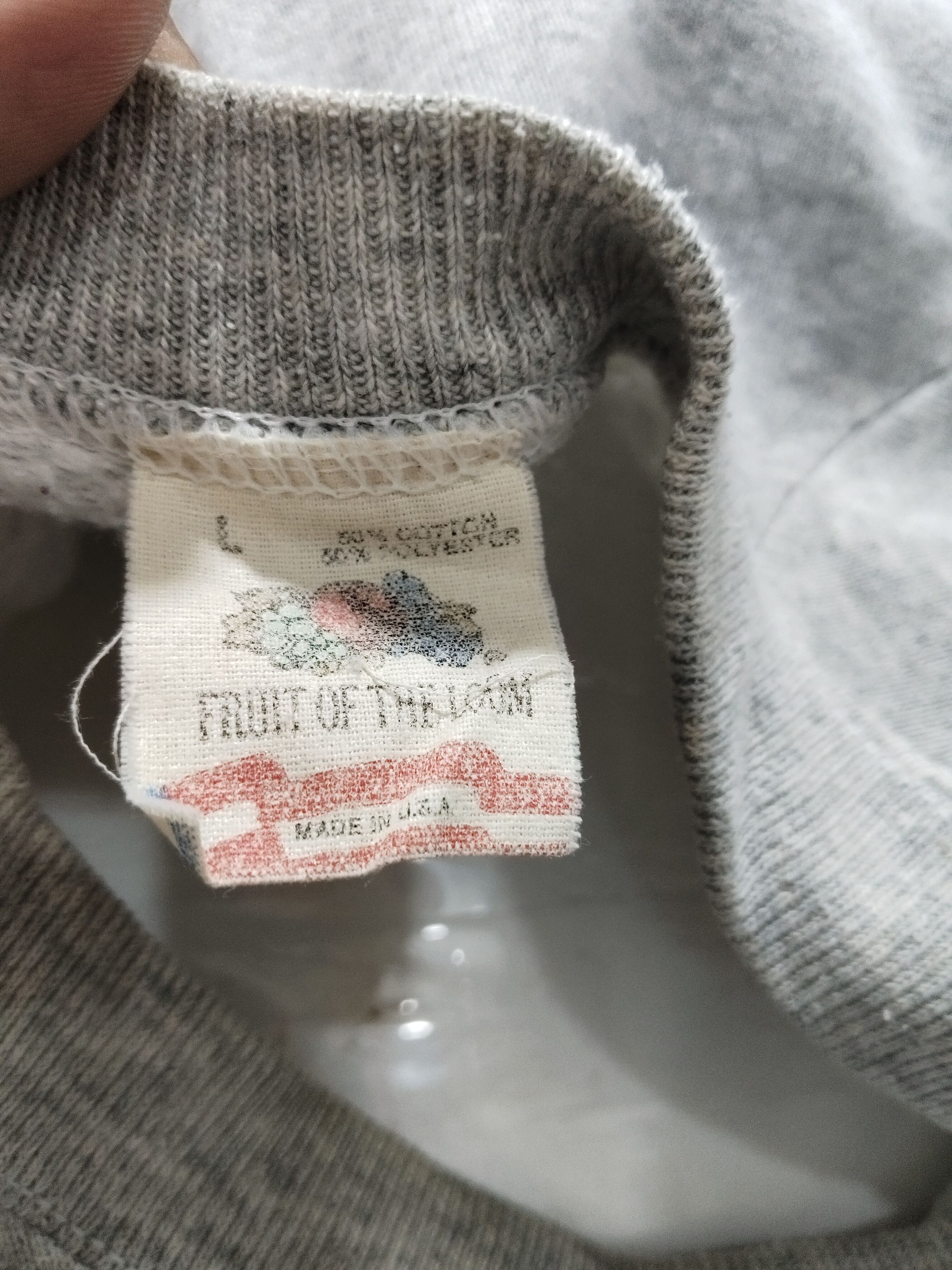 Fruit Of The Loom × Punk and Yo × Vintage Vintage 70s Baby Dry Milk bar Punk Style Parody Sweatshirt Size US L / EU 52-54 / 3 - 4 Thumbnail
