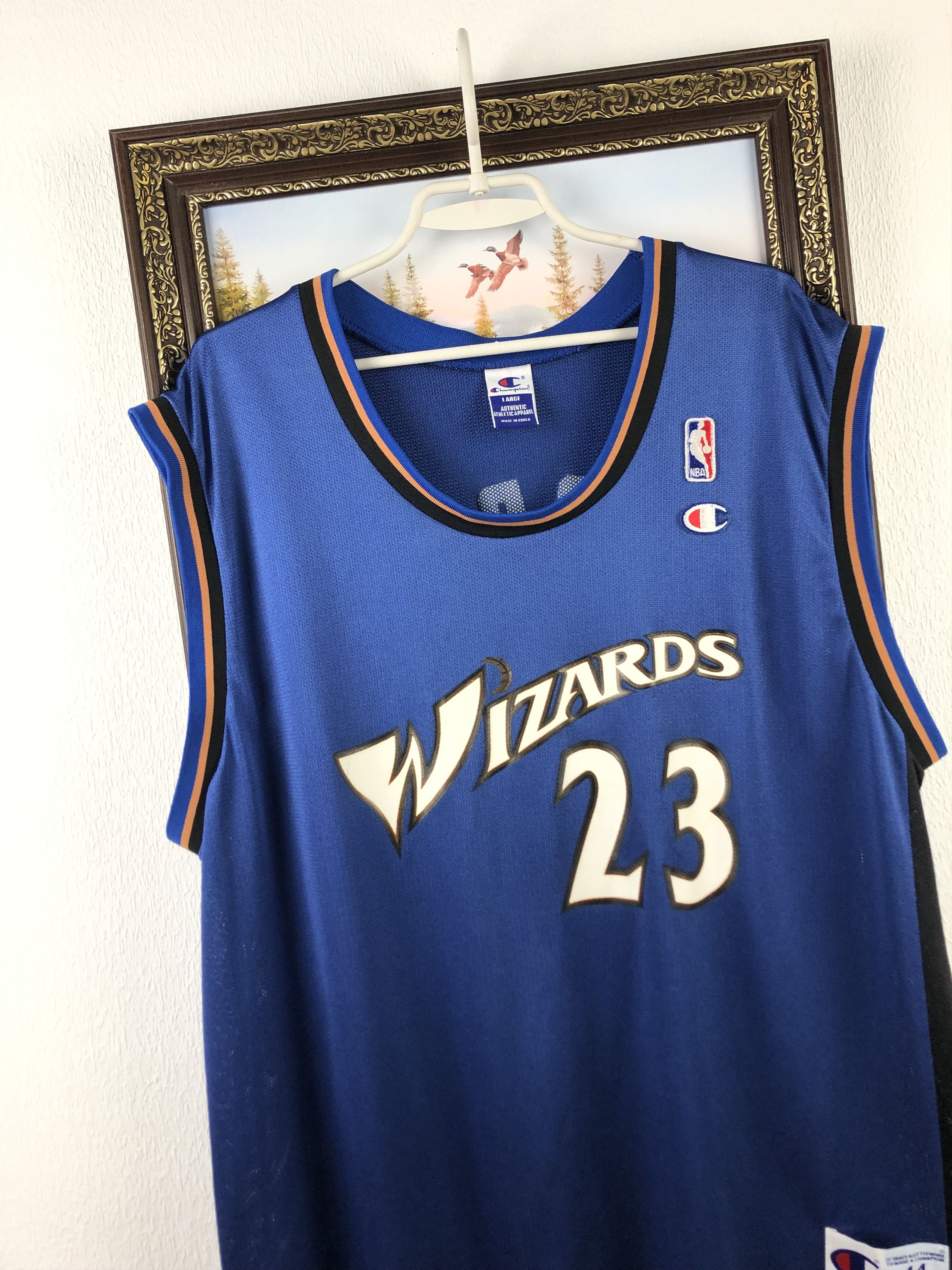 Champion Vintage Champion Jordan Washington Wizards #23 Jersey Size US L / EU 52-54 / 3 - 3 Thumbnail