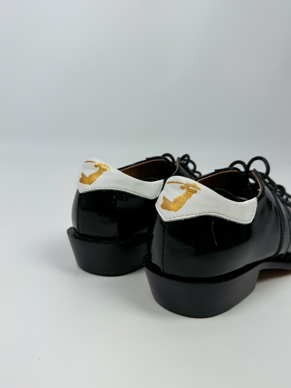 Vivienne Westwood Vintage Vivienne Westwood Patent Black Hammerhead Shoes Size US 5.5 / IT 35.5 - 6 Thumbnail