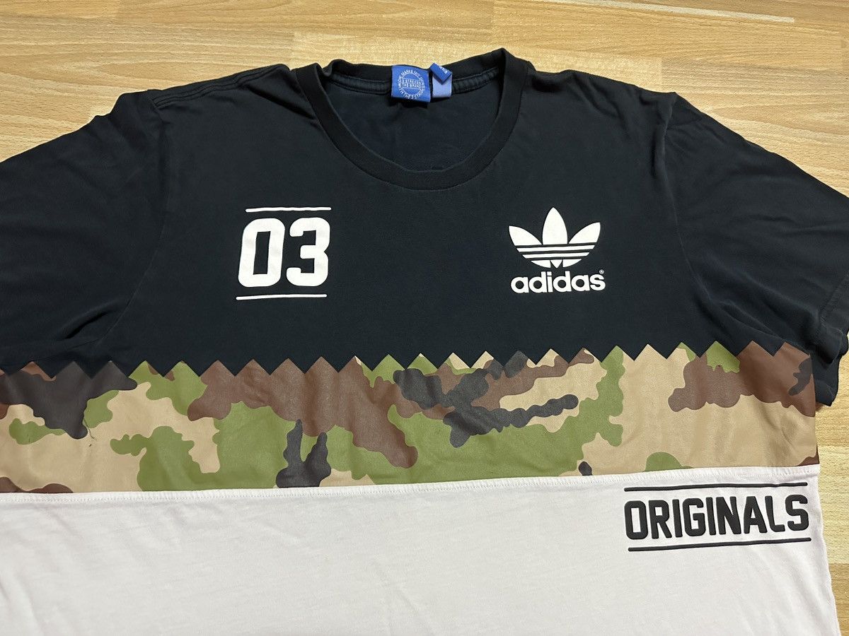 Adidas Adidas Camo Rare Tee Size US XL / EU 56 / 4 - 2 Thumbnail
