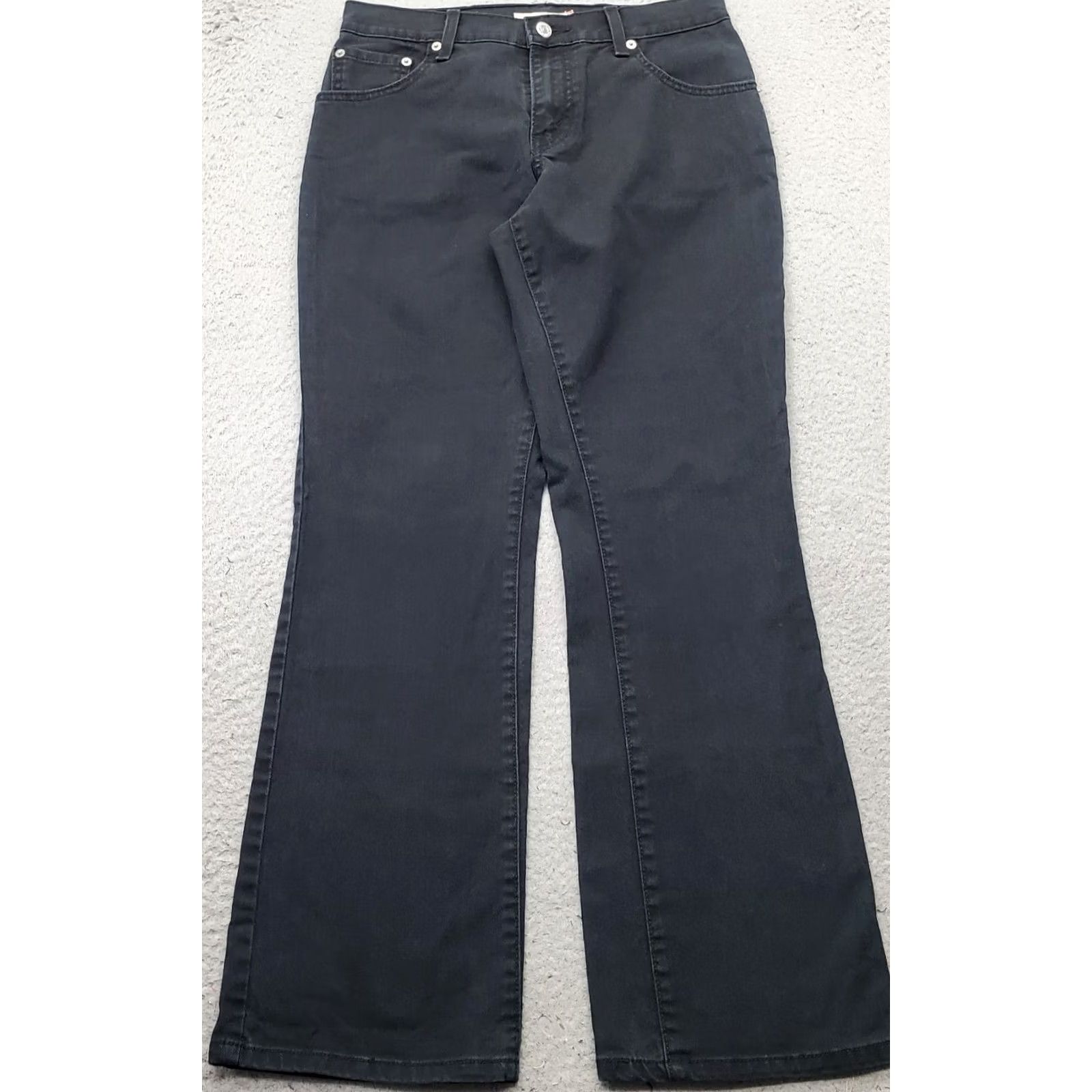 Levi's Levi's Womens 6 Bootcut Jeans Black Denim Stretch Relaxed Fit Streetwear Pants Size 28" / US 6 / IT 42 - 2 Thumbnail