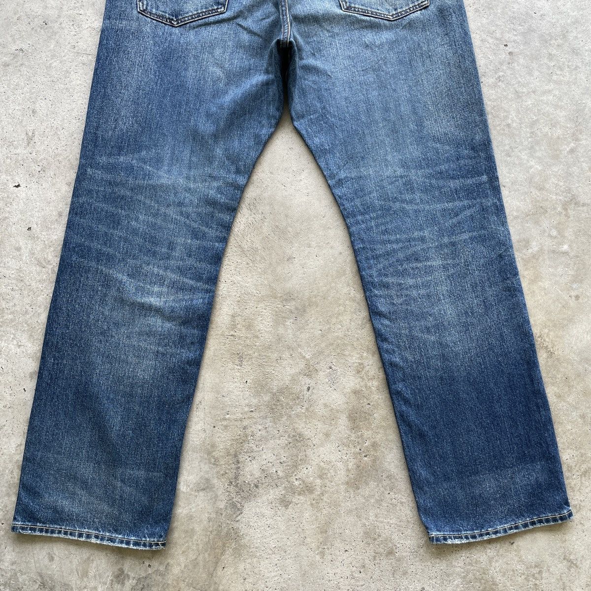 Japanese Brand × Jean × Vintage Japanese Brand Gu Faded Denim Jeans Pants W36x32 Size US 36 / EU 52 - 10 Thumbnail