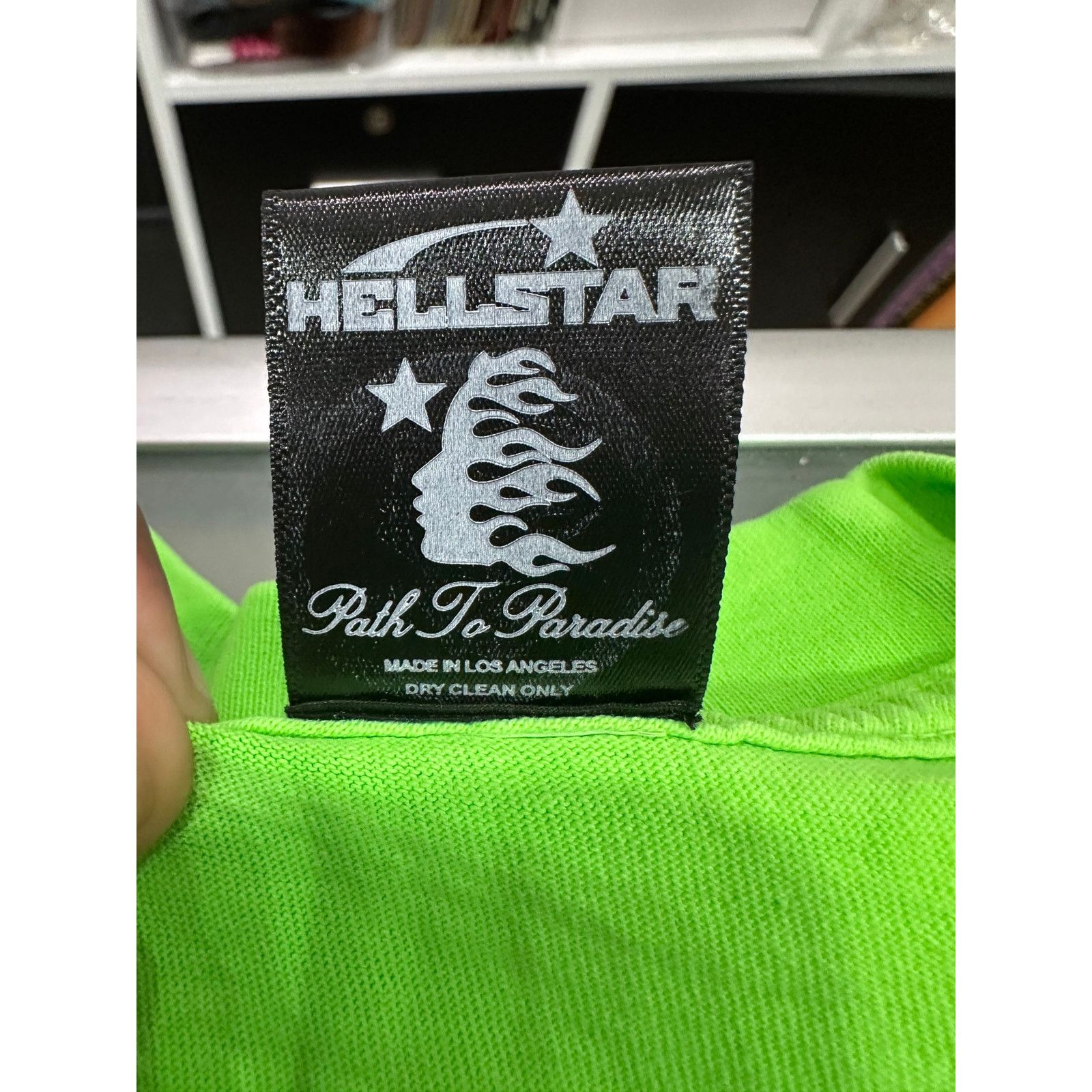 HELLSTAR Hellstar Path to Paradise Green Jesus Tee (XL) Size US XL / EU 56 / 4 - 4 Thumbnail