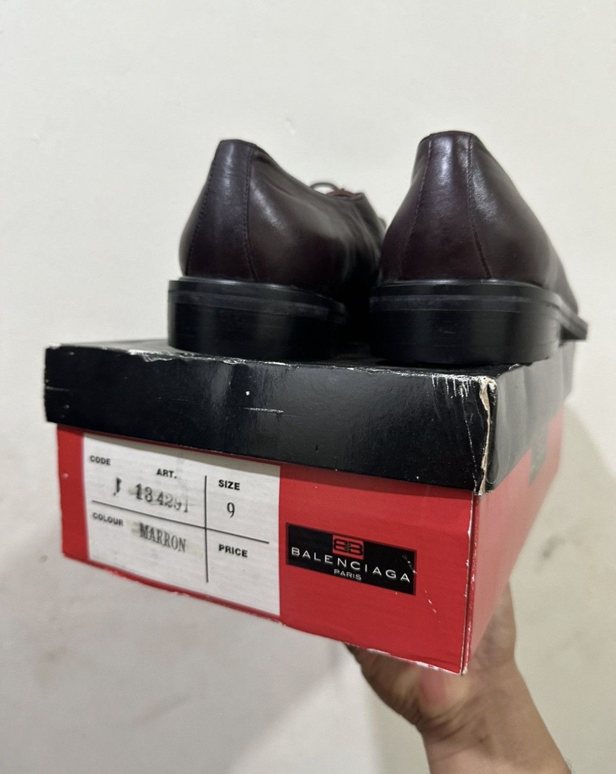 Balenciaga VTG NOS Balenciaga Casual Leather Shoes Size US 9 / EU 42 - 6 Thumbnail