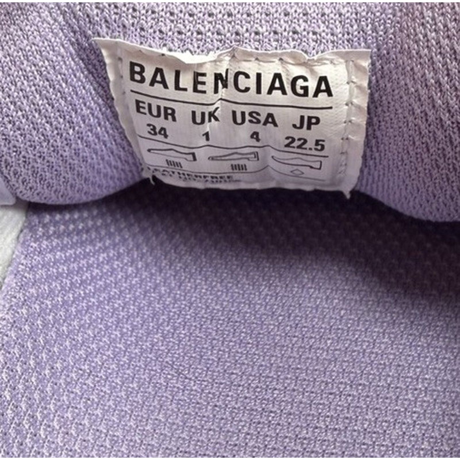 Balenciaga Size 34EU/4W - Balenciaga Triple S Nylon Lilac Size US 4 / IT 34 - 9 Thumbnail