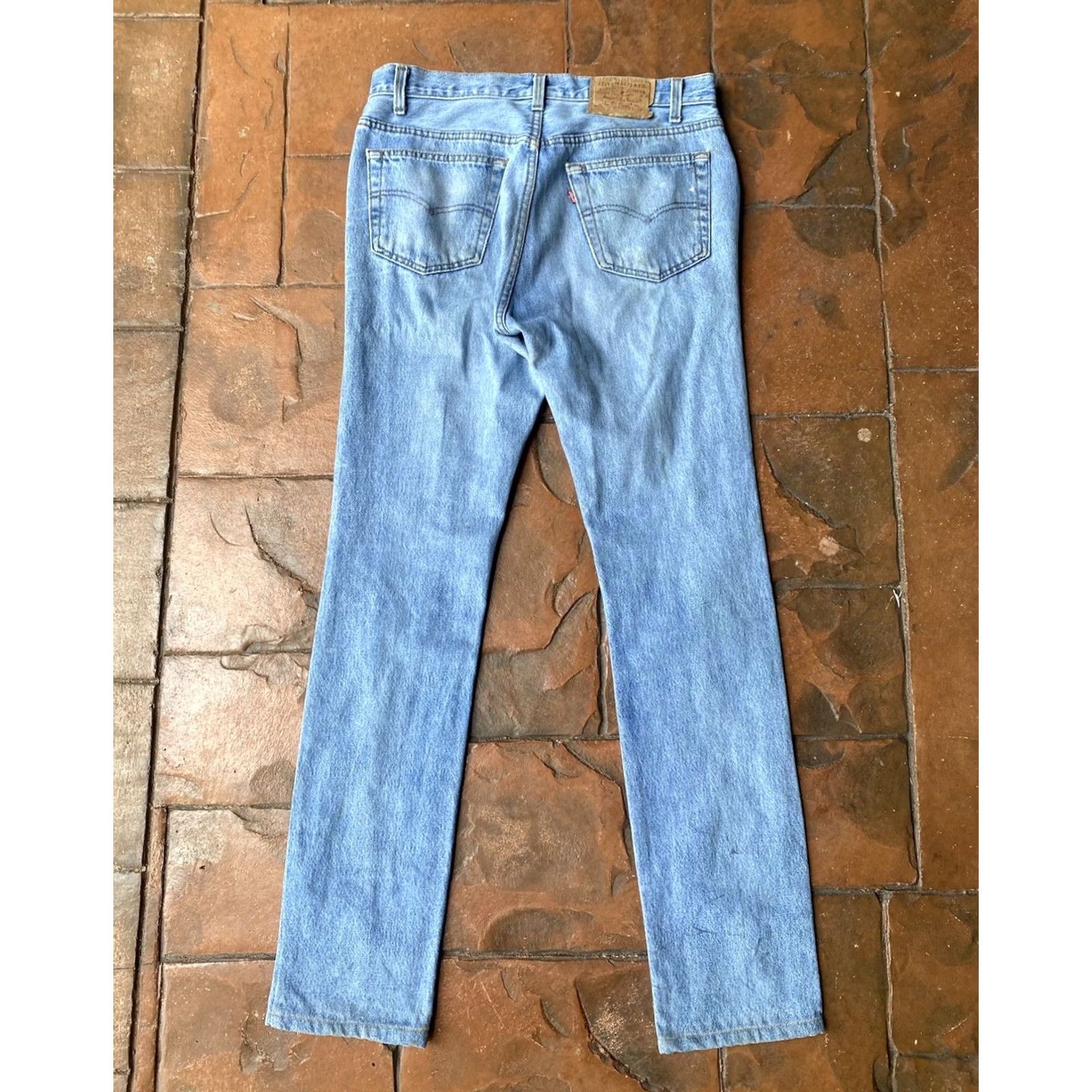 Levi's VINTAGE Levi's 501 XX Button Fly Jeans Men Size 33 X 34 USA Distressed Modern Vintage Distressed 501 XX USA Size US 33 - 3 Thumbnail