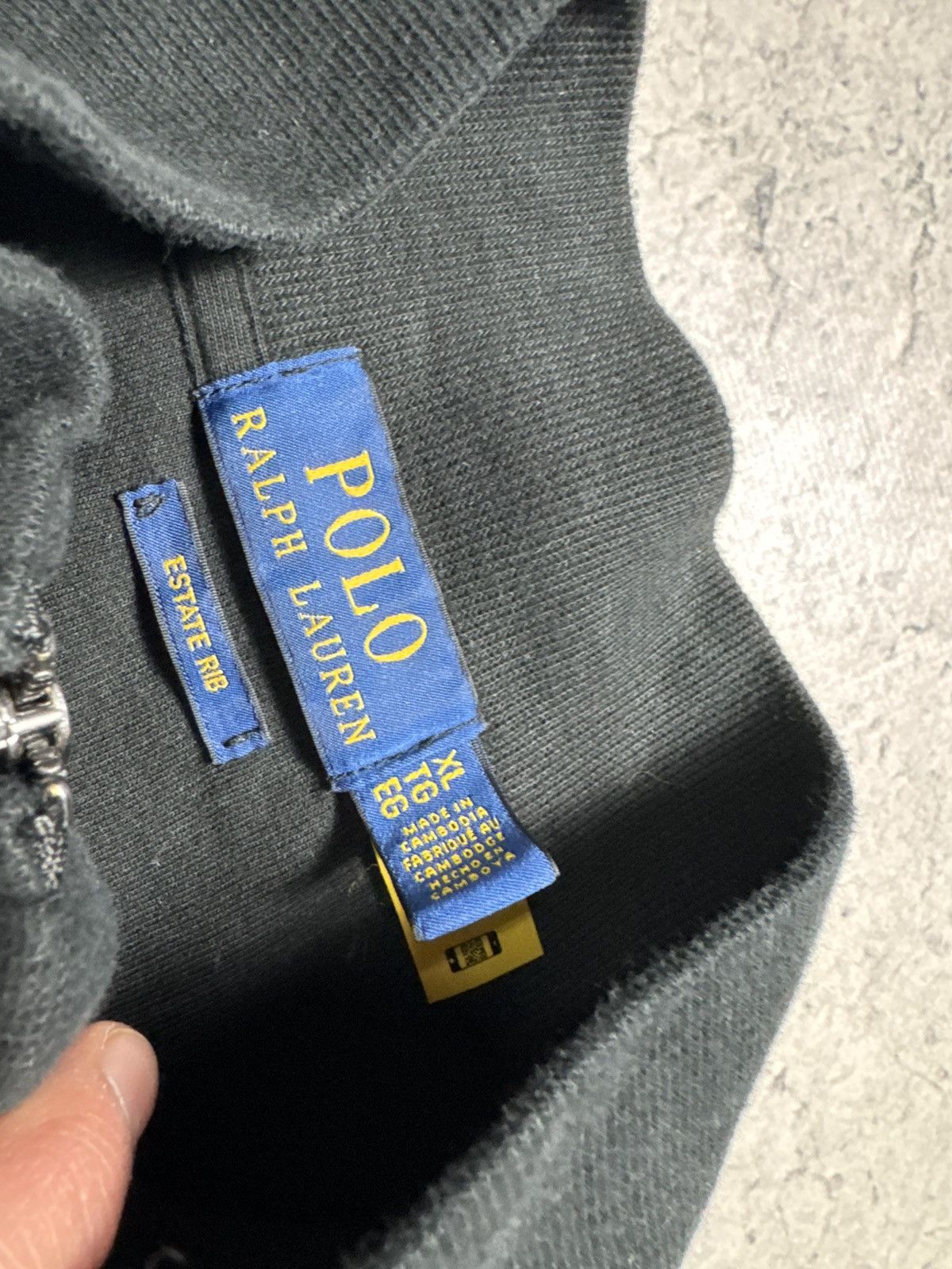 Polo Ralph Lauren Polo Ralph Lauren 1/4 Zip Sweatshirt Black Size XL Size US XL / EU 56 / 4 - 5 Thumbnail