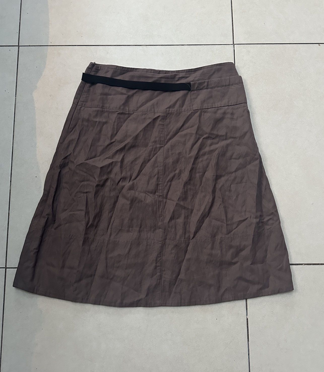 Sarah Pacini Sarah Pacini Midi Skirt with Asymmetric Belt detail Size 24" / US 00 / IT 34 - 4 Thumbnail