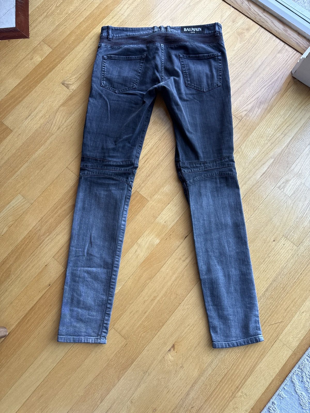 Balmain Balmain Biker Denim Size US 31 - 4 Thumbnail