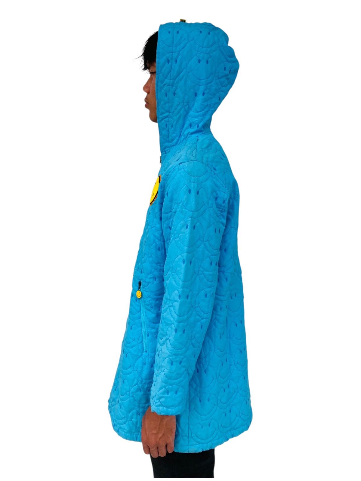 Hysteric Glamour 1990s Angel Blue - Stitched Smile Long Jacket Size US M / EU 48-50 / 2 - 2 Thumbnail