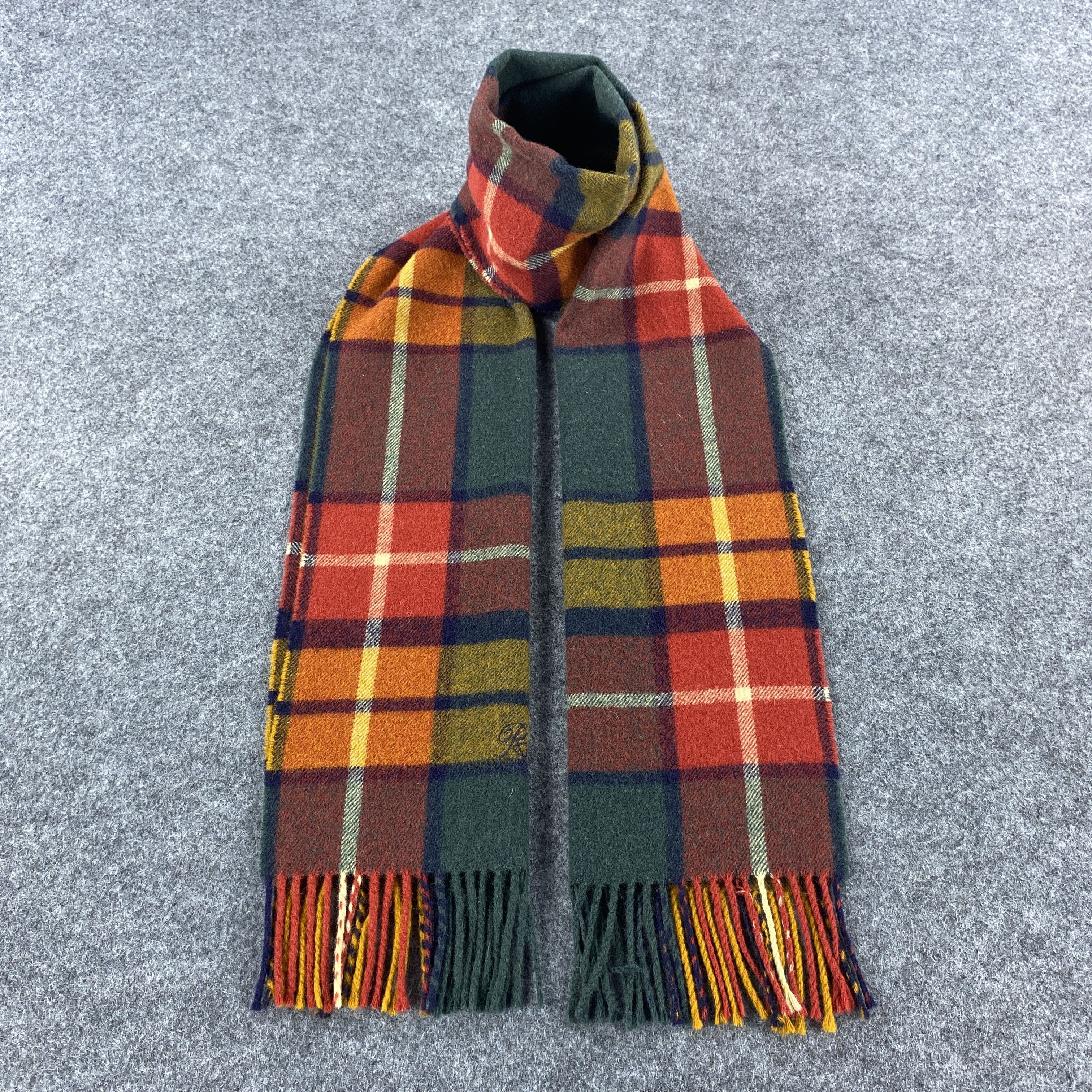 Ralph Lauren × Vintage Ralph Lauren Scarf # Muffler # Neckwear # D645 Size ONE SIZE - 1 Thumbnail