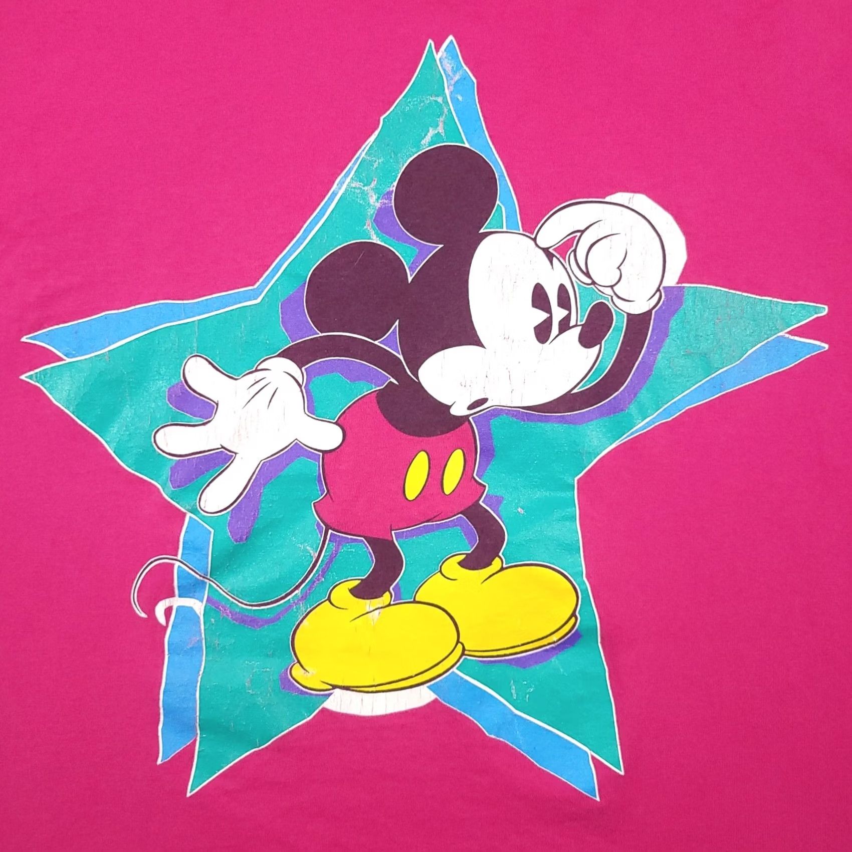 Mickey & Co. VINTAGE Mickey & Co T-Shirt Disney 90s Mickey Mouse Pink One Size Adult Unisex Mens Womens Size US M / EU 48-50 / 2 - 4 Thumbnail