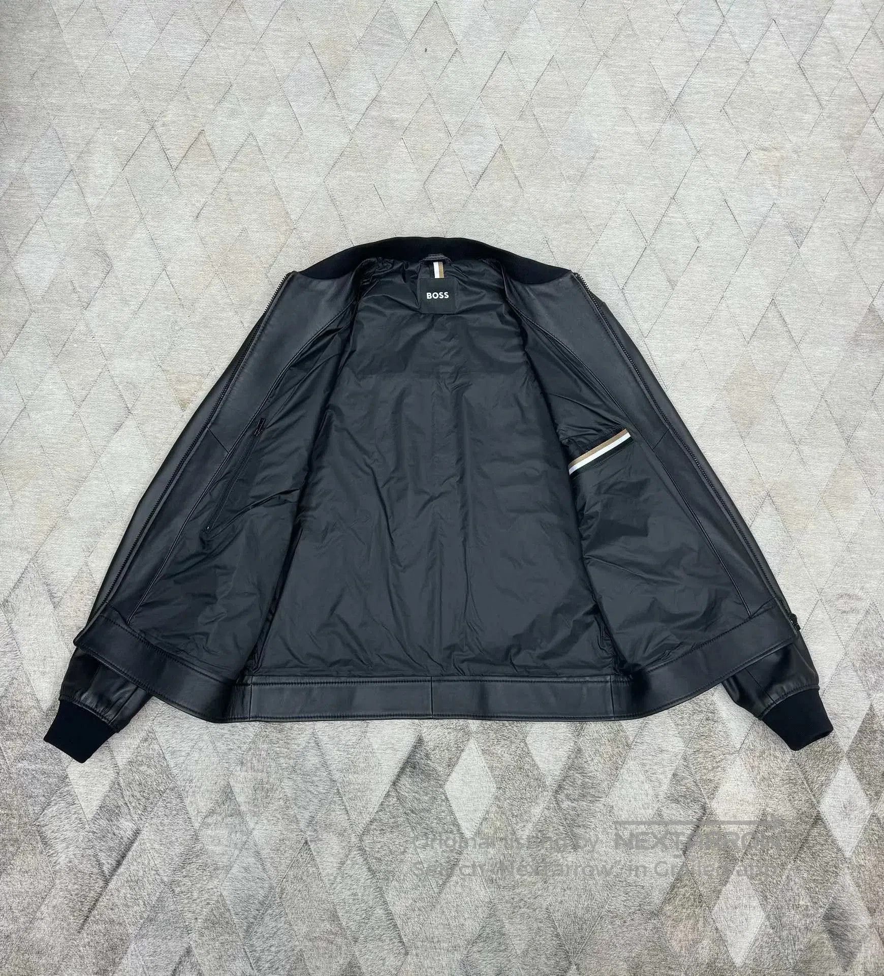 Hugo Boss Boss Black Label Sheepskin Baseball Jacket. Size US L / EU 52-54 / 3 - 2 Thumbnail