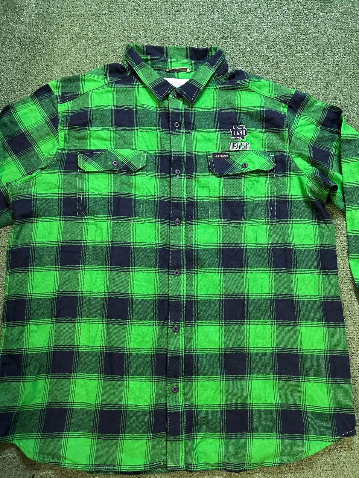 Columbia Columbia notre dame fighting Irish embroidered flannel Size US XXL / EU 58 / 5 - 3 Thumbnail