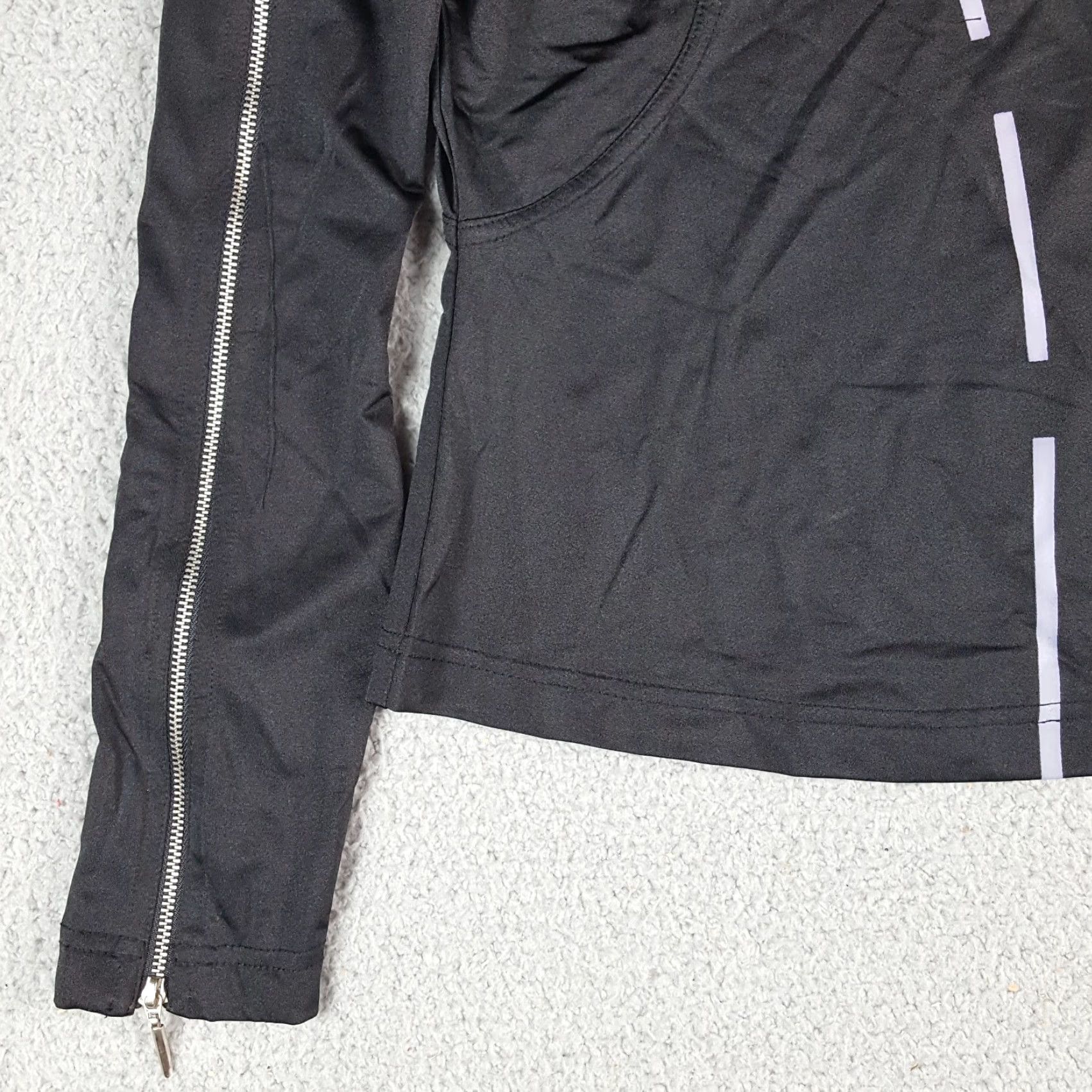 Vintage VINTAGE Jamie Sadock Windbreaker Jacket Women XS Black Zip Up Lightweight Mid-Length Windbreaker 80s 90s Y2K Retro Pockets Full Zip Logo Embroidered Size XS / US 0-2 / IT 36-38 - 3 Thumbnail