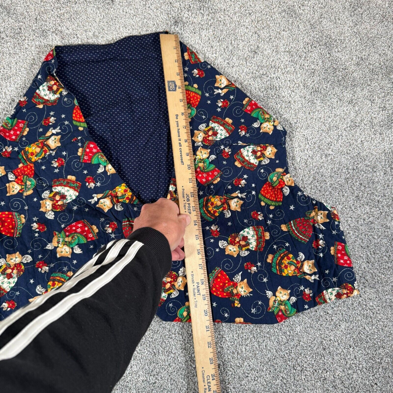 Other Vintage Handmade Vest Womens Medium Cottagecore Cats Mice Size M / US 6-8 / IT 42-44 - 3 Thumbnail