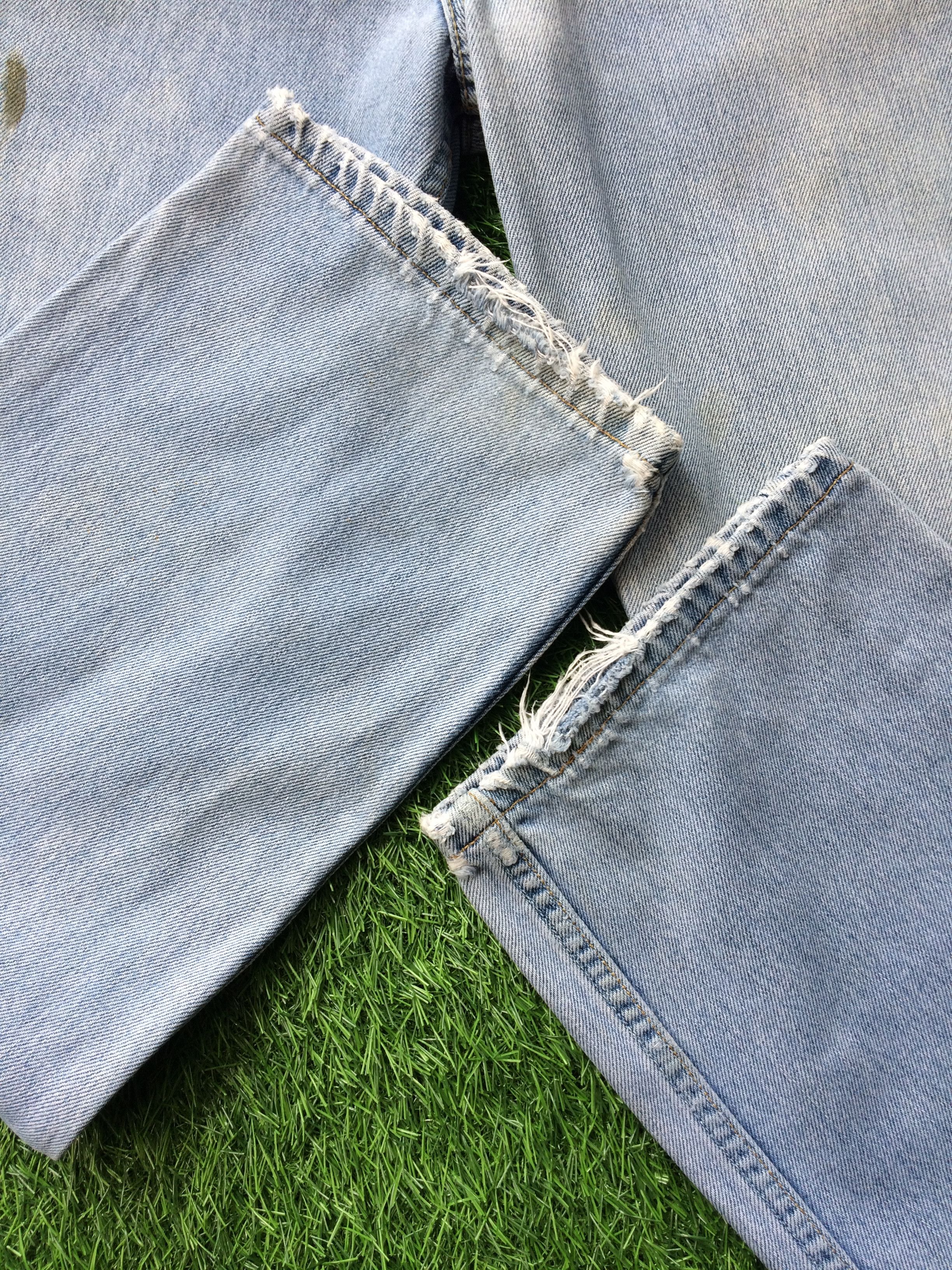 Levi's × Vintage Distressed Levis 550 Dirty Jeans D-749 Size US 34 / EU 50 - 8 Thumbnail