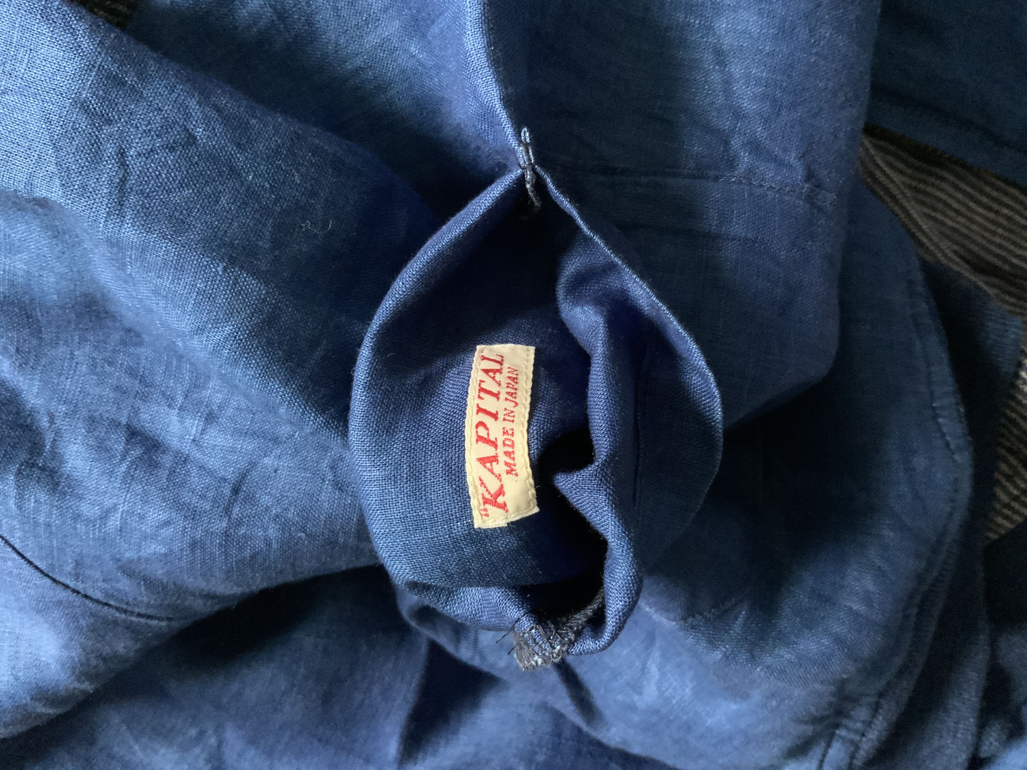 Kapital × Kapital Kountry KAPITAL Striped Linen Reversible Bomber Jacket Size US L / EU 52-54 / 3 - 3 Thumbnail