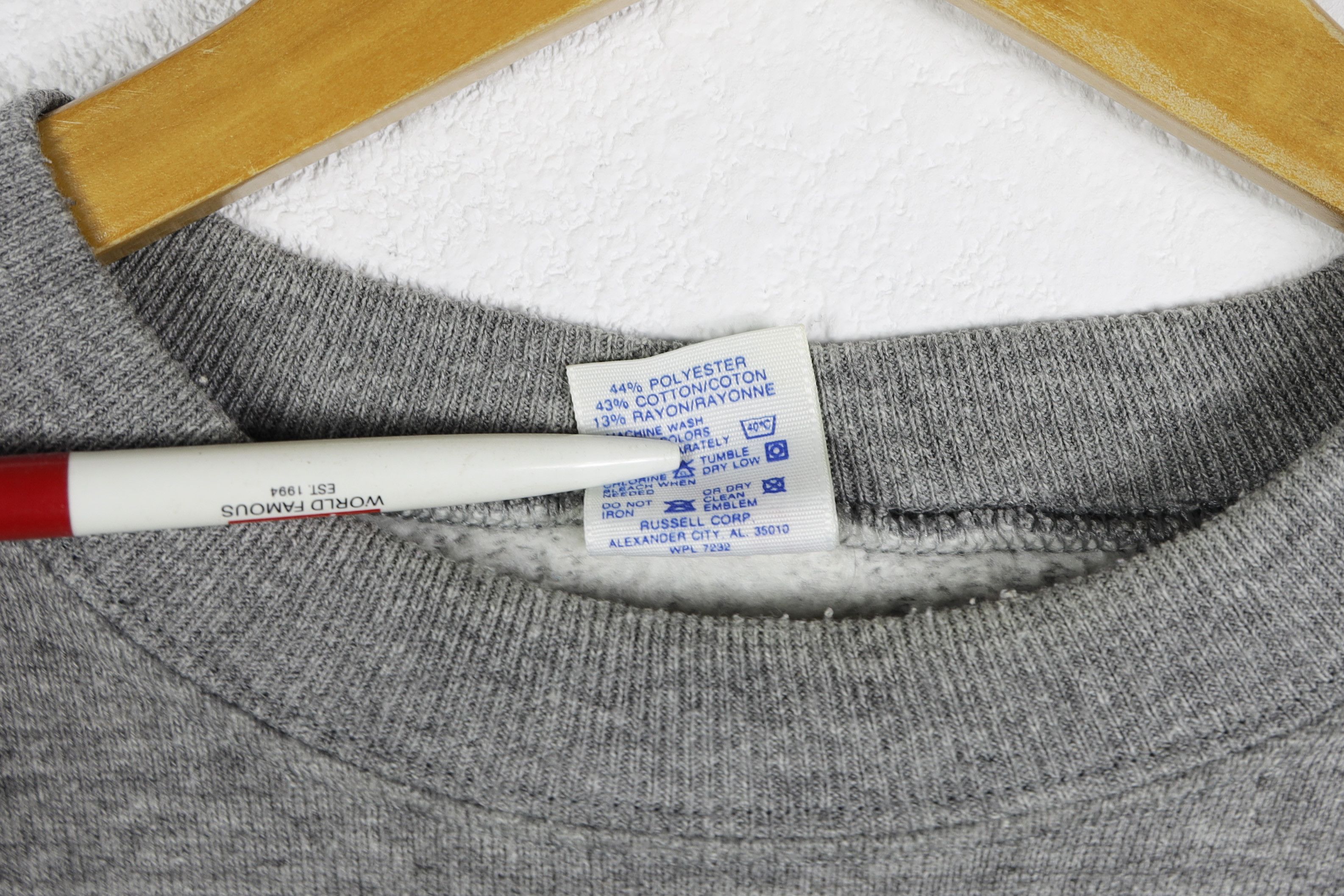 Jerzees × Vintage Vintage Jerzees Double Knit Cotton Blank Basic Sweatshirt Size US S / EU 44-46 / 1 - 7 Thumbnail
