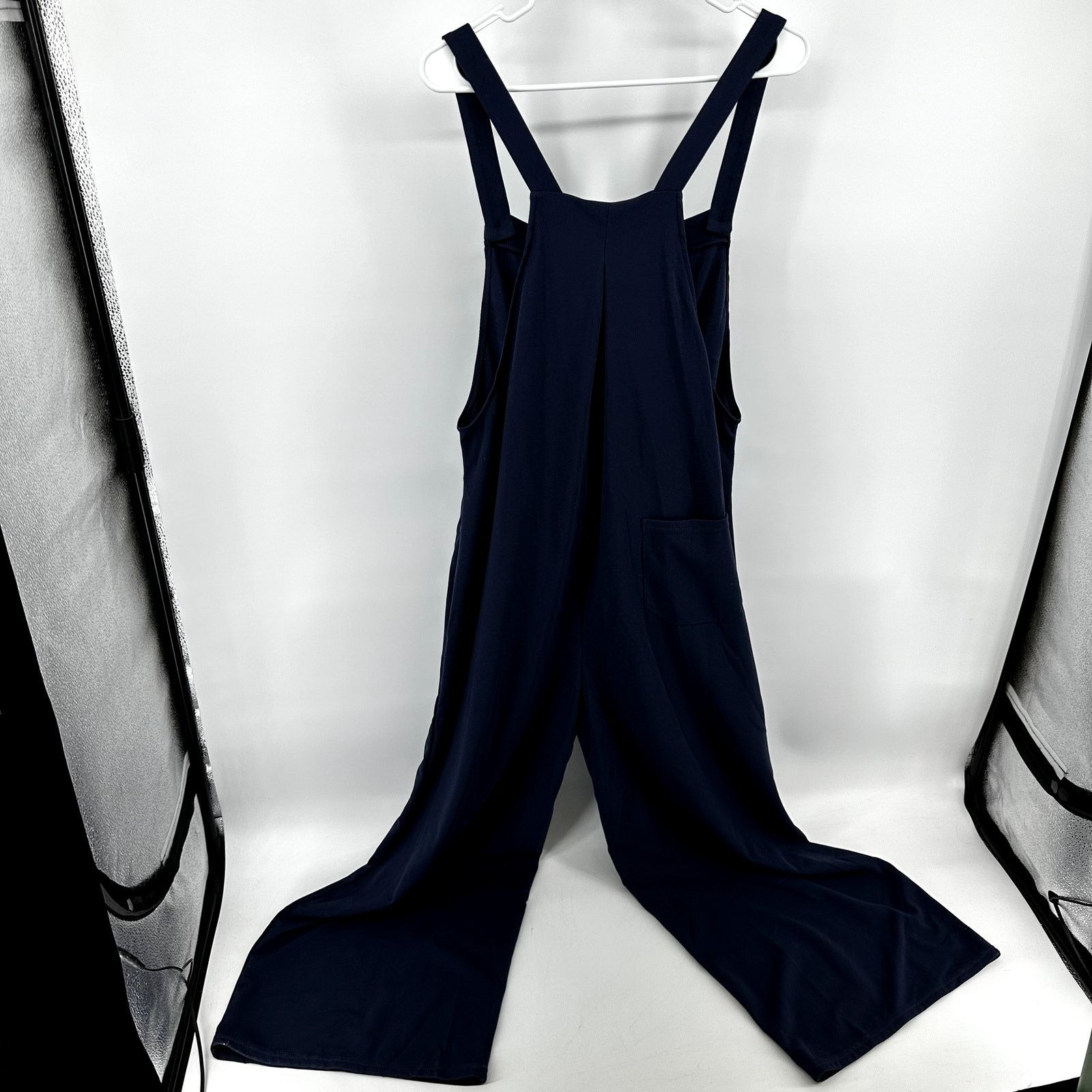 Other Halara Adjustable Button Pockets Waffle Overalls Blue XL NWT Size 40" / US 18 - 4 Thumbnail