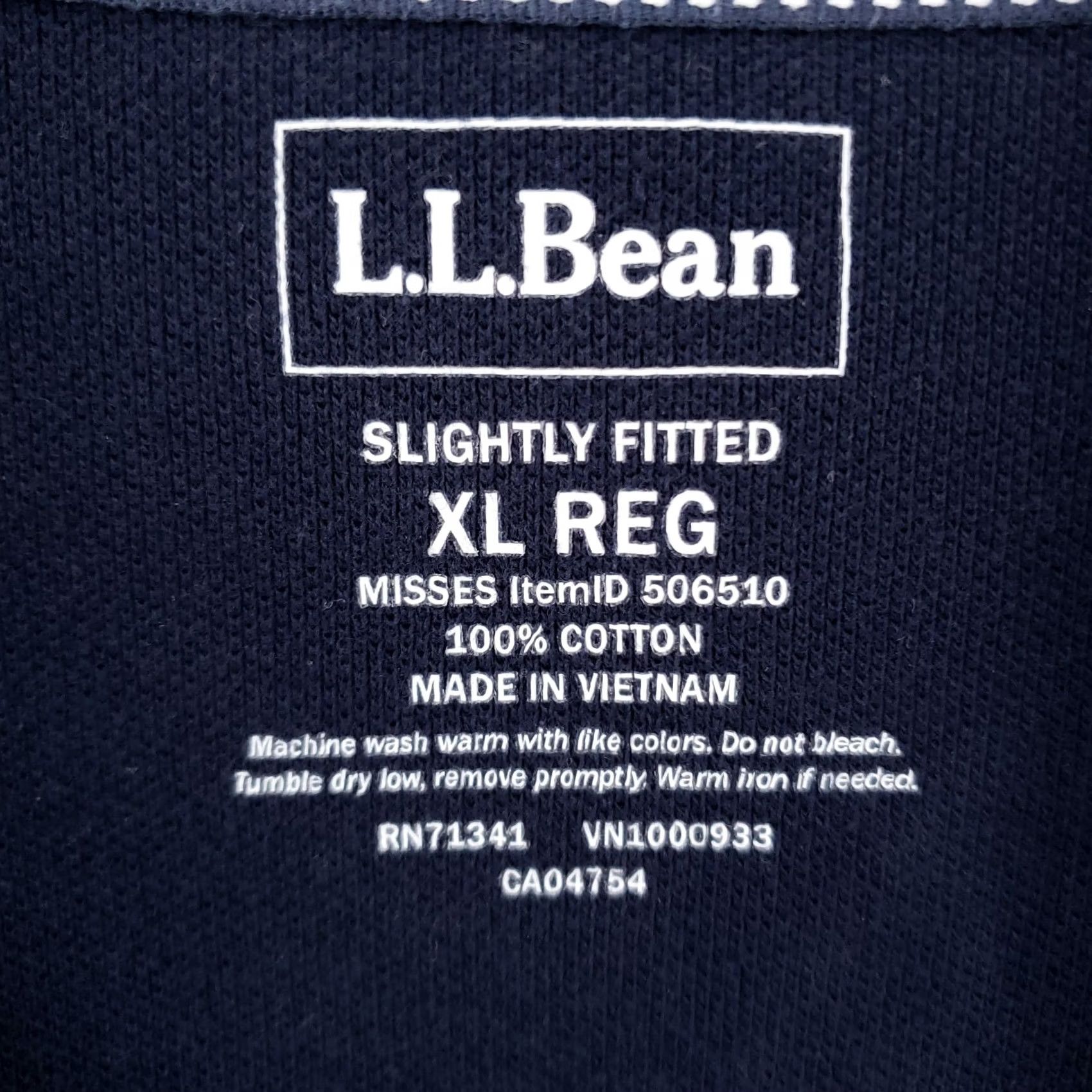 Vintage LL Bean Polo Shirt Womens XL Blue Polka Dot Golf Size XL / US 12-14 / IT 48-50 - 4 Thumbnail