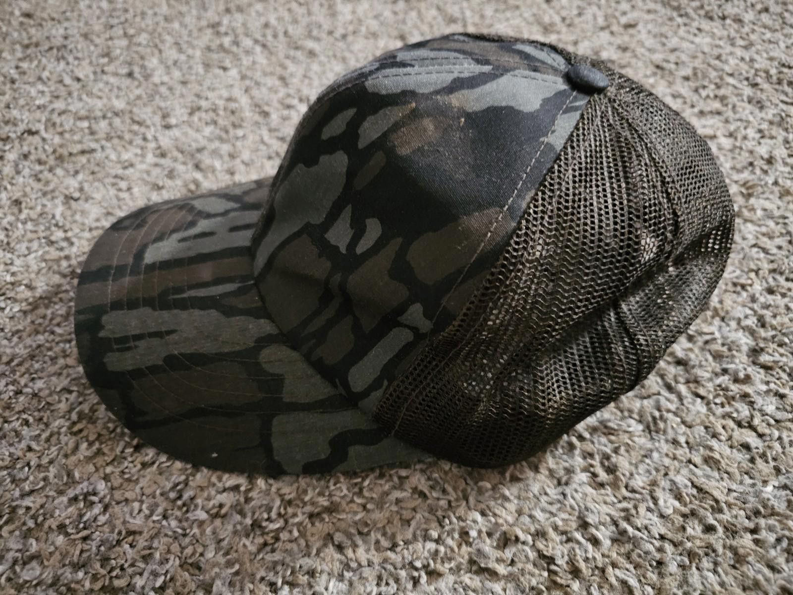 Designer Vintage Duck Bay Camo Hunting Fishing Hat 80's - SNAPS OLD Size ONE SIZE - 2 Thumbnail