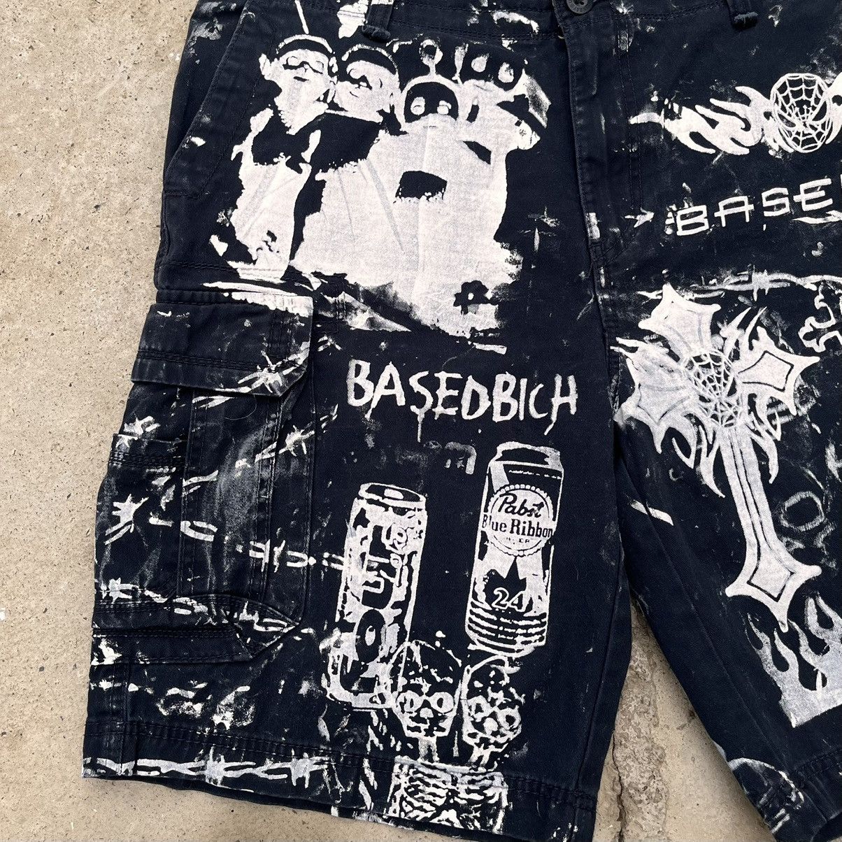 Designer Basedbich 1of1 printed shorts size 40x11 Size US 40 / EU 56 - 4 Thumbnail