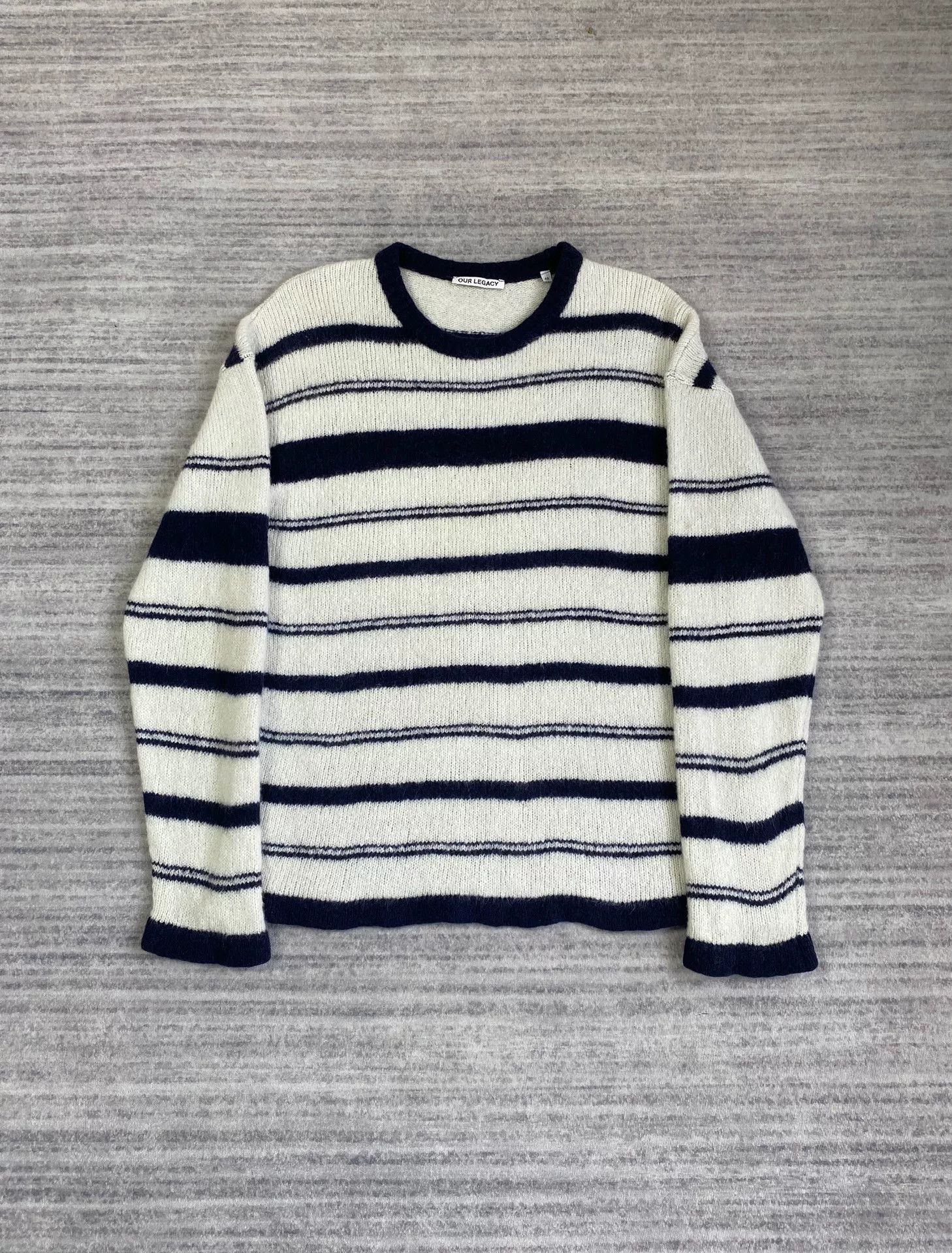 Our Legacy Our Legacy Black and White Striped Sweater Size US L / EU 52-54 / 3 - 1 Thumbnail