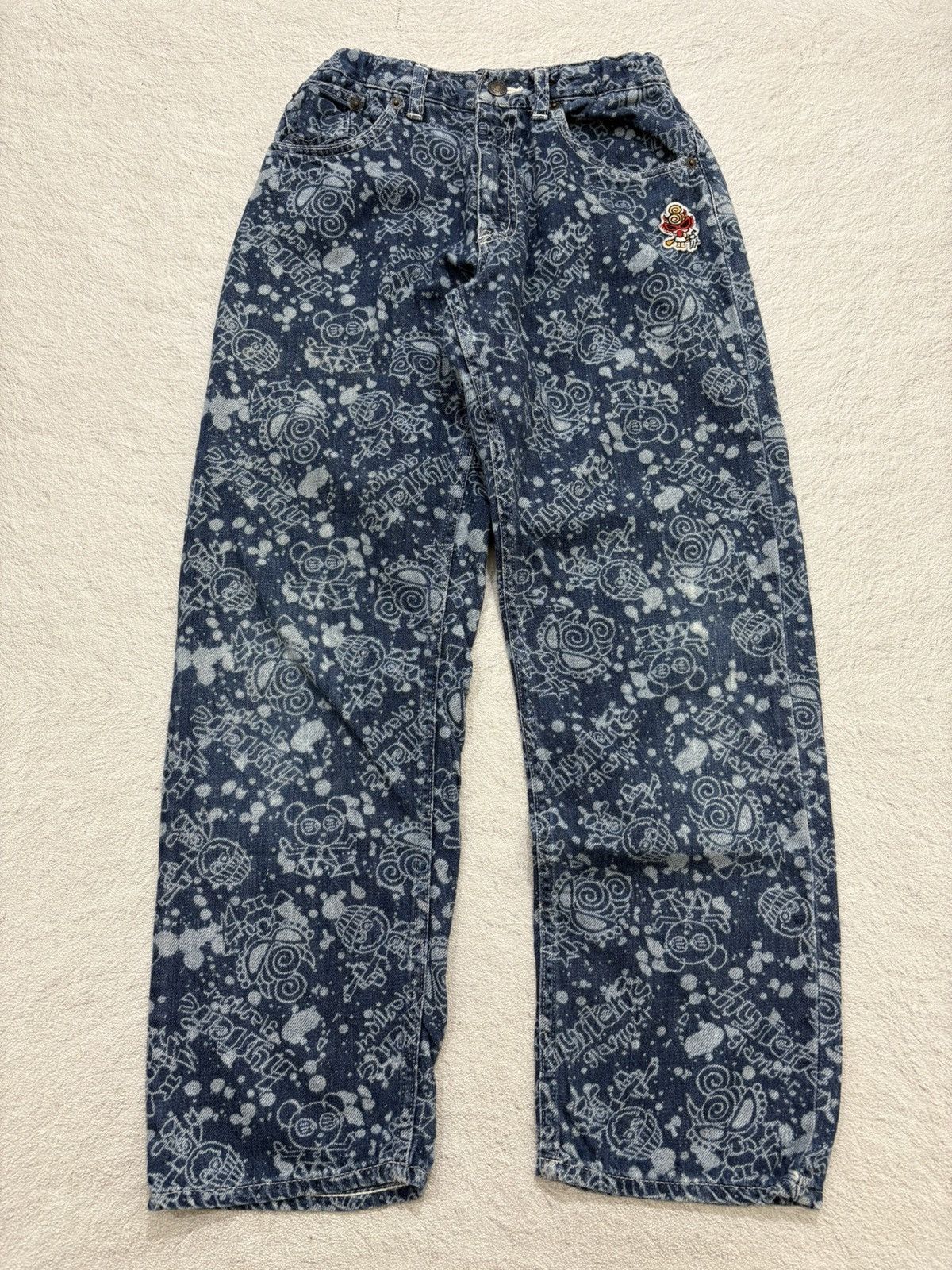 Hysteric Glamour Hysteric glamour fullpirnt logo pants y2k style Size 25" / US 0 / IT 36 - 1 Thumbnail