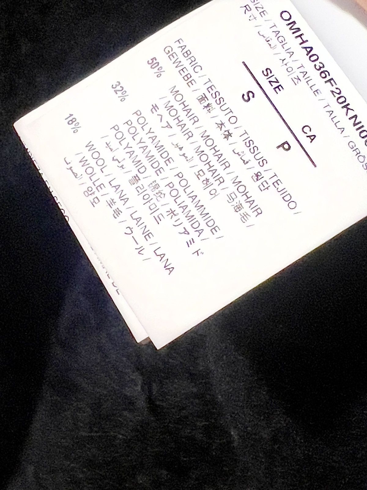 Off-White Off-White Diagonal Brushed Mohair Sweater Black Size US S / EU 44-46 / 1 - 9 Thumbnail