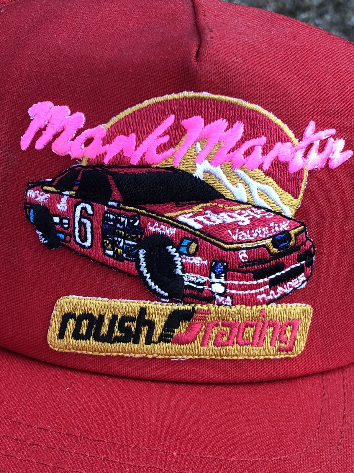 NASCAR Vintage Mark Martin Hat Cap Snap Back One Size Red NASCAR Size ONE SIZE - 3 Thumbnail