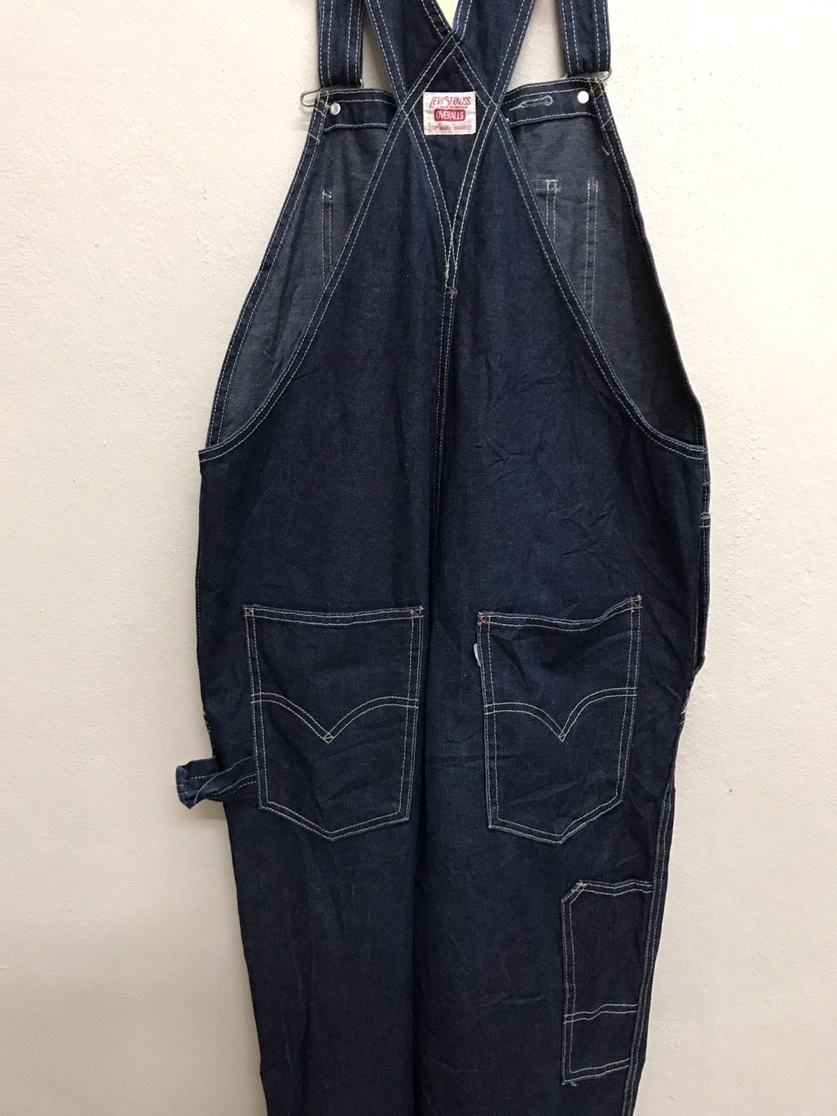 Levi's Vintage Clothing × Vintage Vintage Levis Silvertab Carpenter Denim Overalls Jeans Size US 38 / EU 54 - 25 Thumbnail