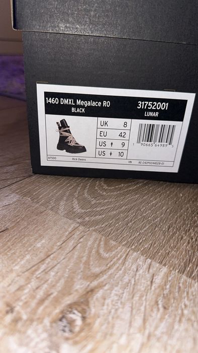 Rick Owens DR. MARTENS X RICK OWENS 1460 DMXL MEGA LACE BOOT | Grailed