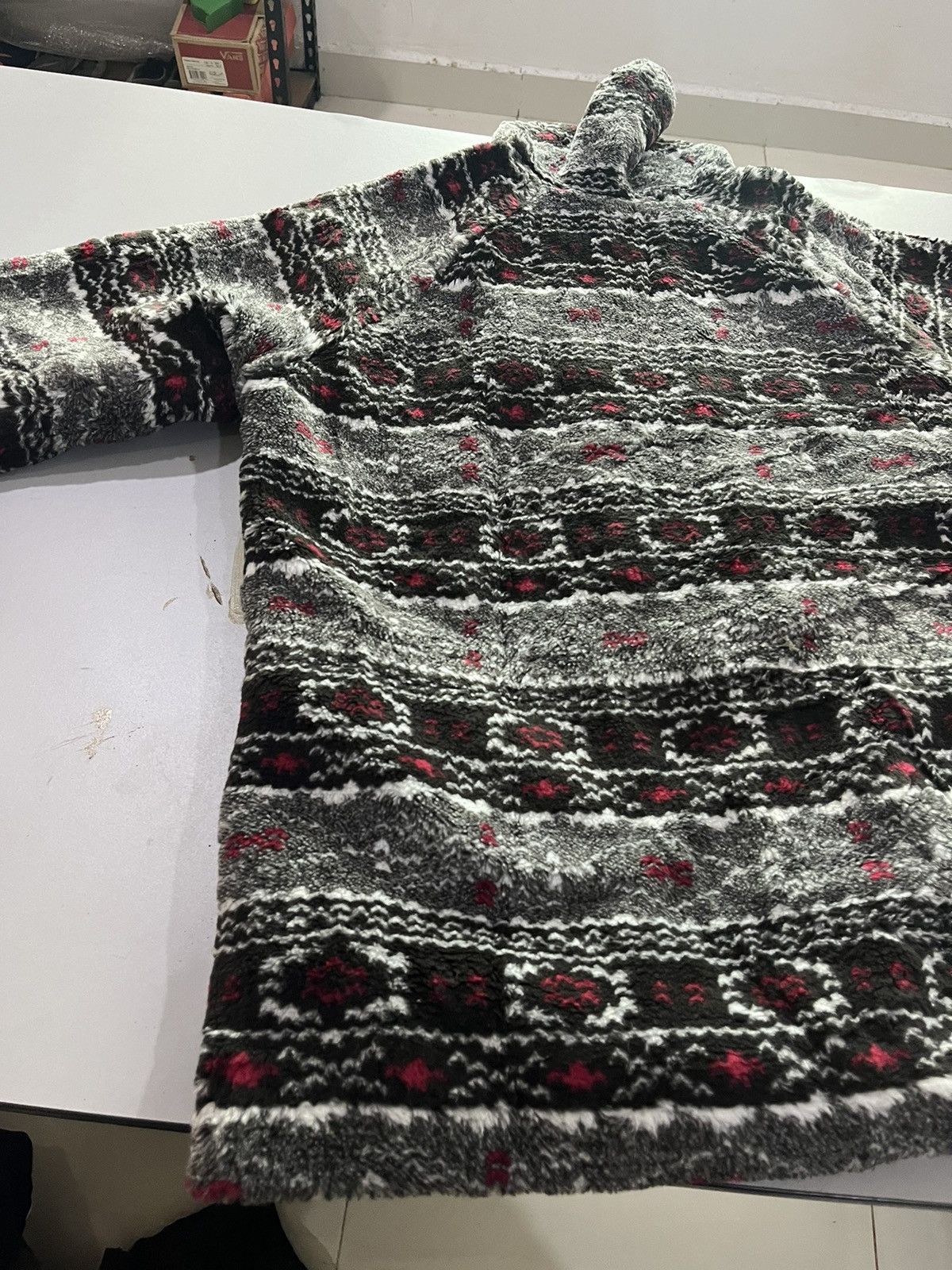 Native × Vintage Vintage Piko Aztec Navajo Native Art Deep Pile Fleece Jacket Size US M / EU 48-50 / 2 - 8 Thumbnail