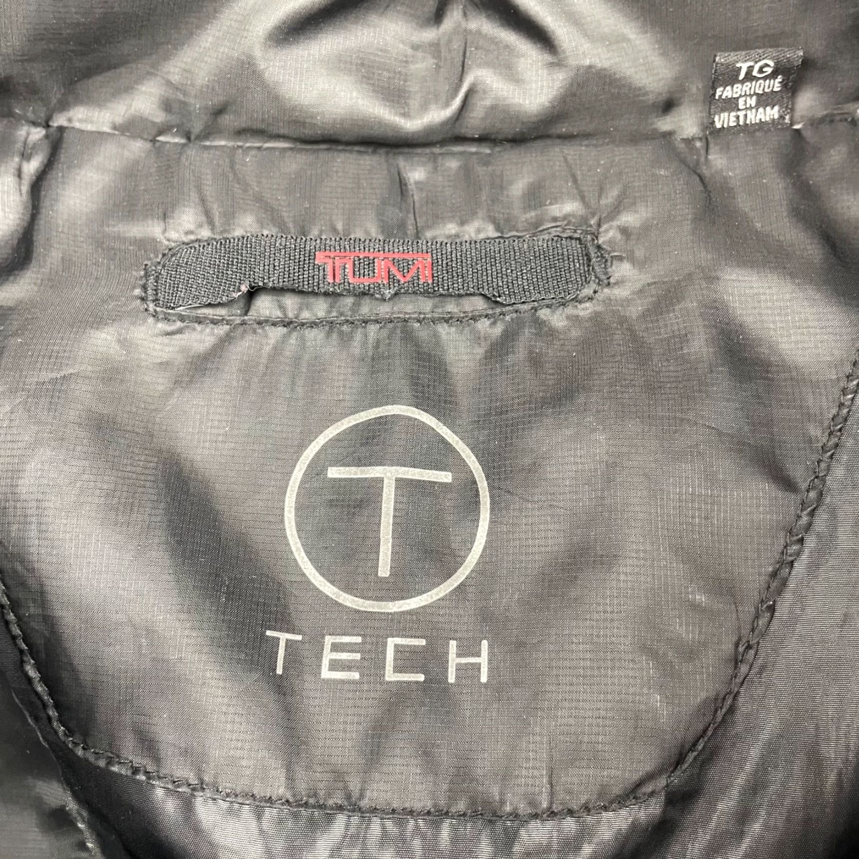 Tumi TUMI Tech Men’s Down Puffer Jacket Full Zip Black XL Size US XL / EU 56 / 4 - 3 Thumbnail