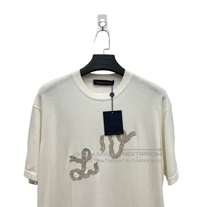 Louis Vuitton Louis Vuitton White snake year limited letter knit short s Size US XXL / EU 58 / 5 - 3 Thumbnail