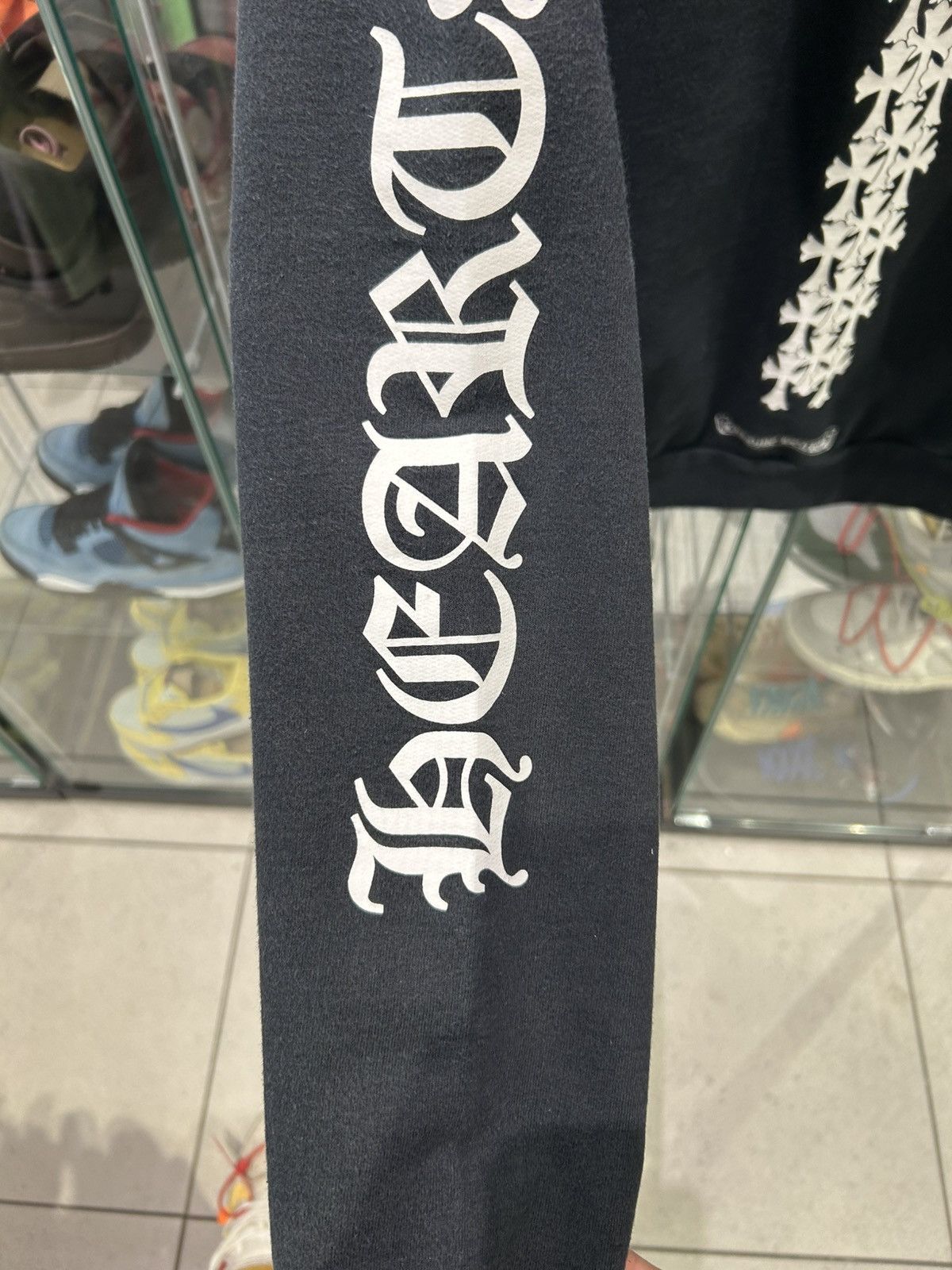 Chrome Hearts Chrome hearts Cemetary cross spine hoodie Size US M / EU 48-50 / 2 - 9 Thumbnail