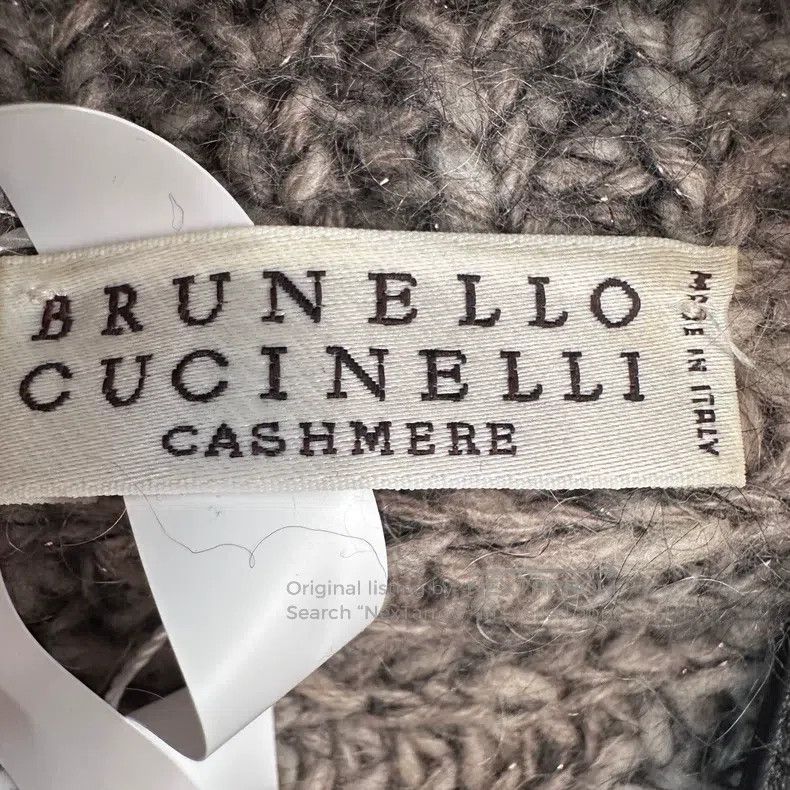 Brunello Cucinelli Brunello Cucinelli Retro large collar zipper knitted sweat Size M / US 6-8 / IT 42-44 - 4 Thumbnail